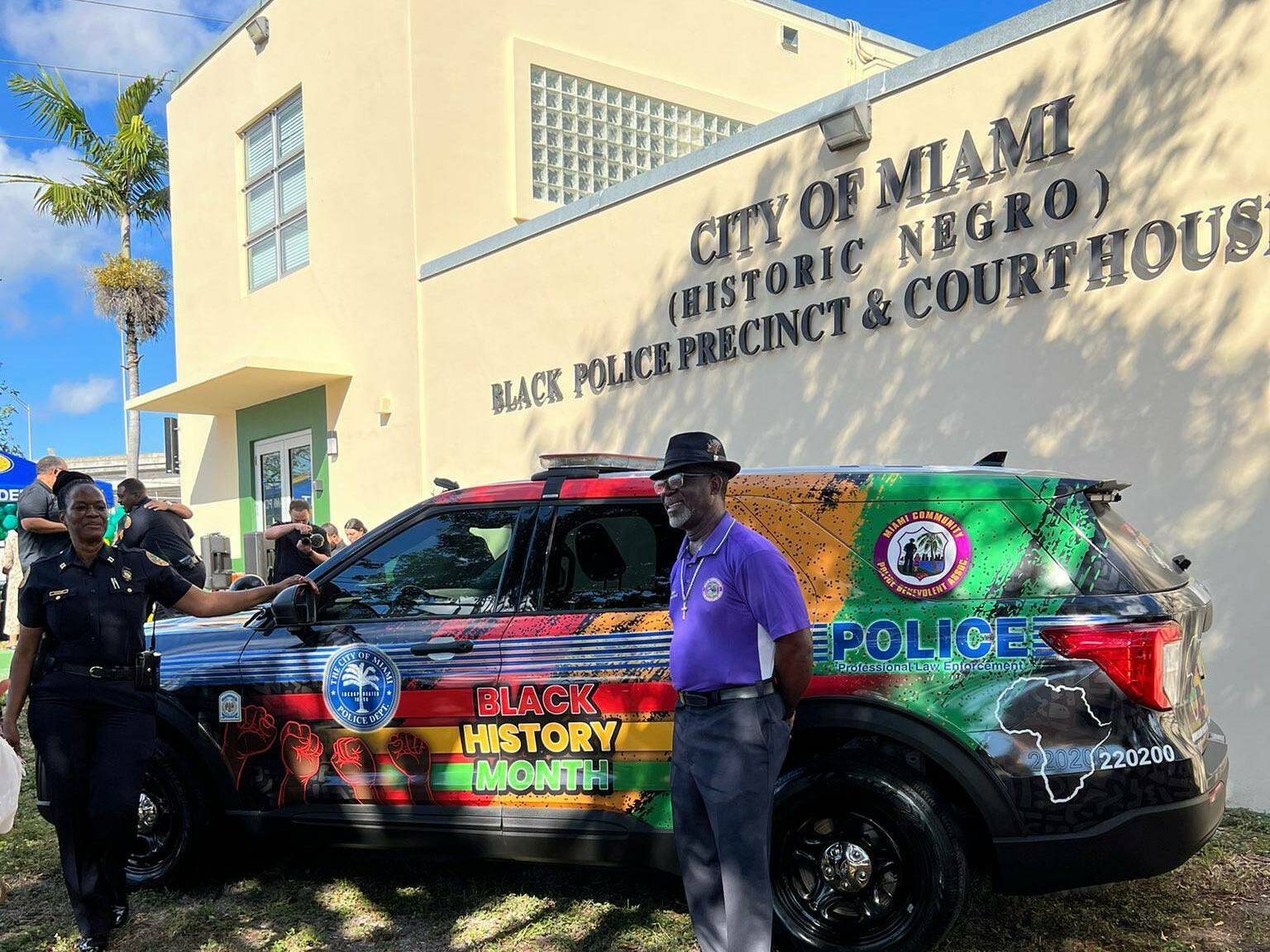 A Black History Month-themed police car in Miami draws criticism - Vimarsana News