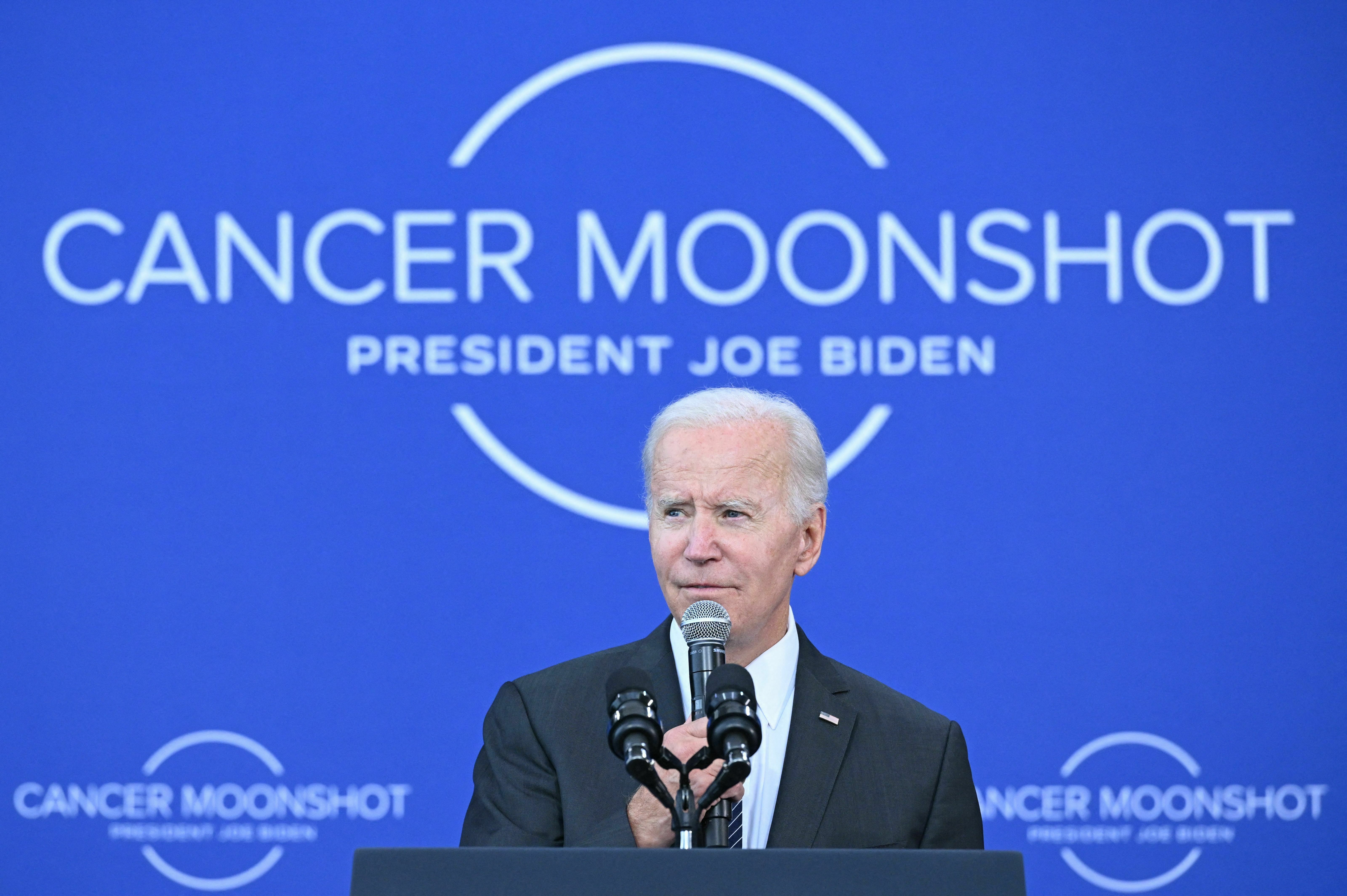 Biden has long talked about the "cancer moonshot" initiative.