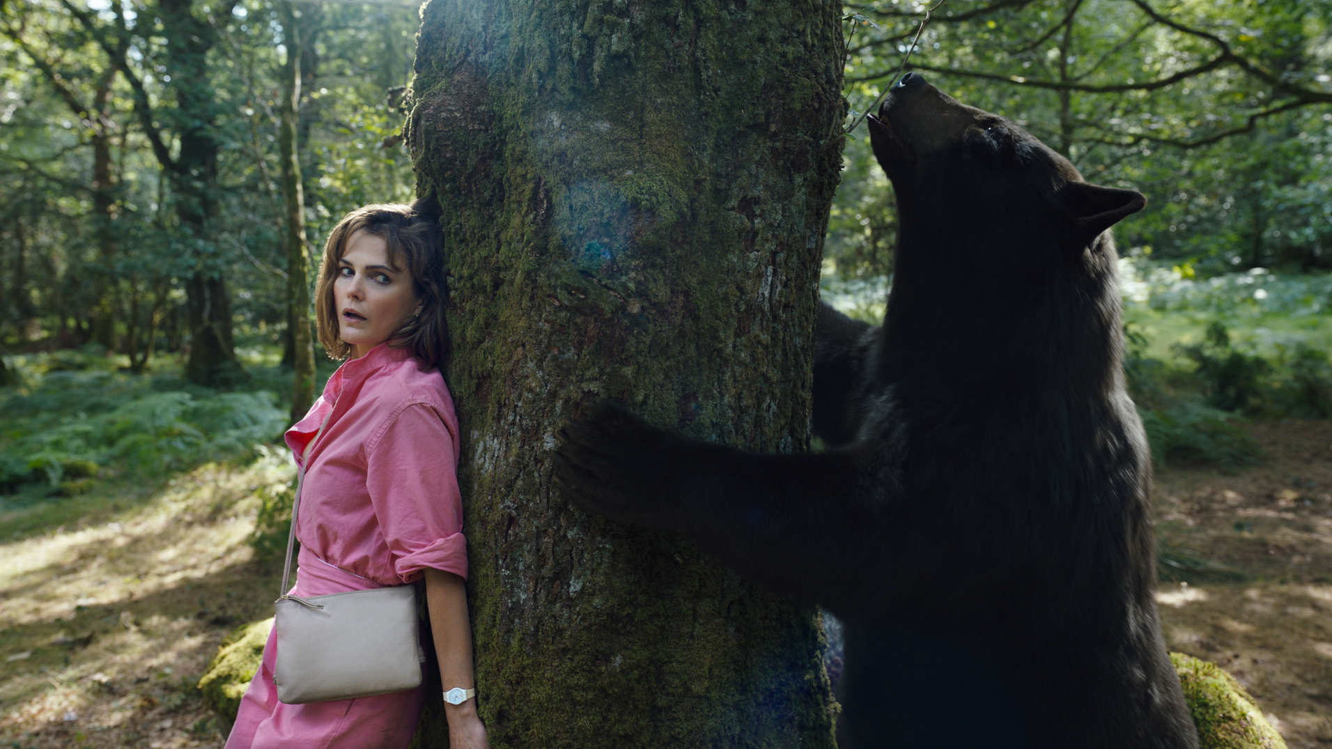 Keri Russell stars in <em>Cocaine Bear</em>. (Universal Pictures)