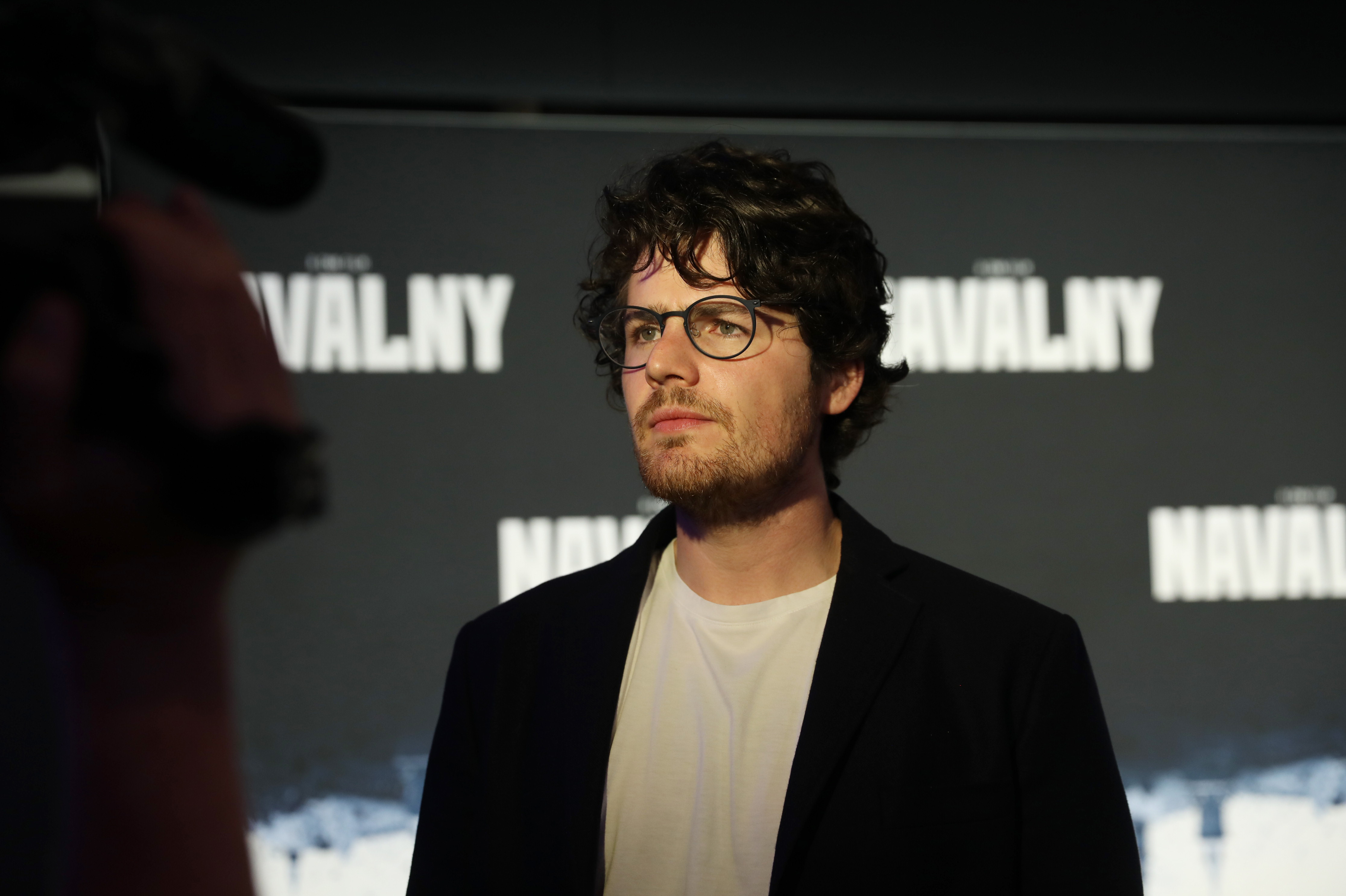 Daniel Roher attends the <em>Navalny</em> New York premiere at Walter Reade Theater on April 6, 2022 in New York City. (Getty Images)