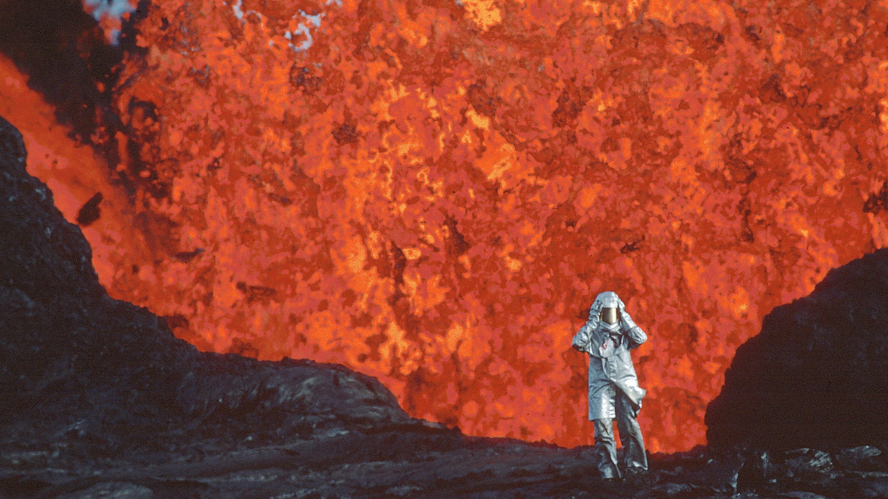 Sara Dosa's film <em>Fire of Love</em> earned an Oscar nomination for documentary feature. (National Geographic Documentary Films)