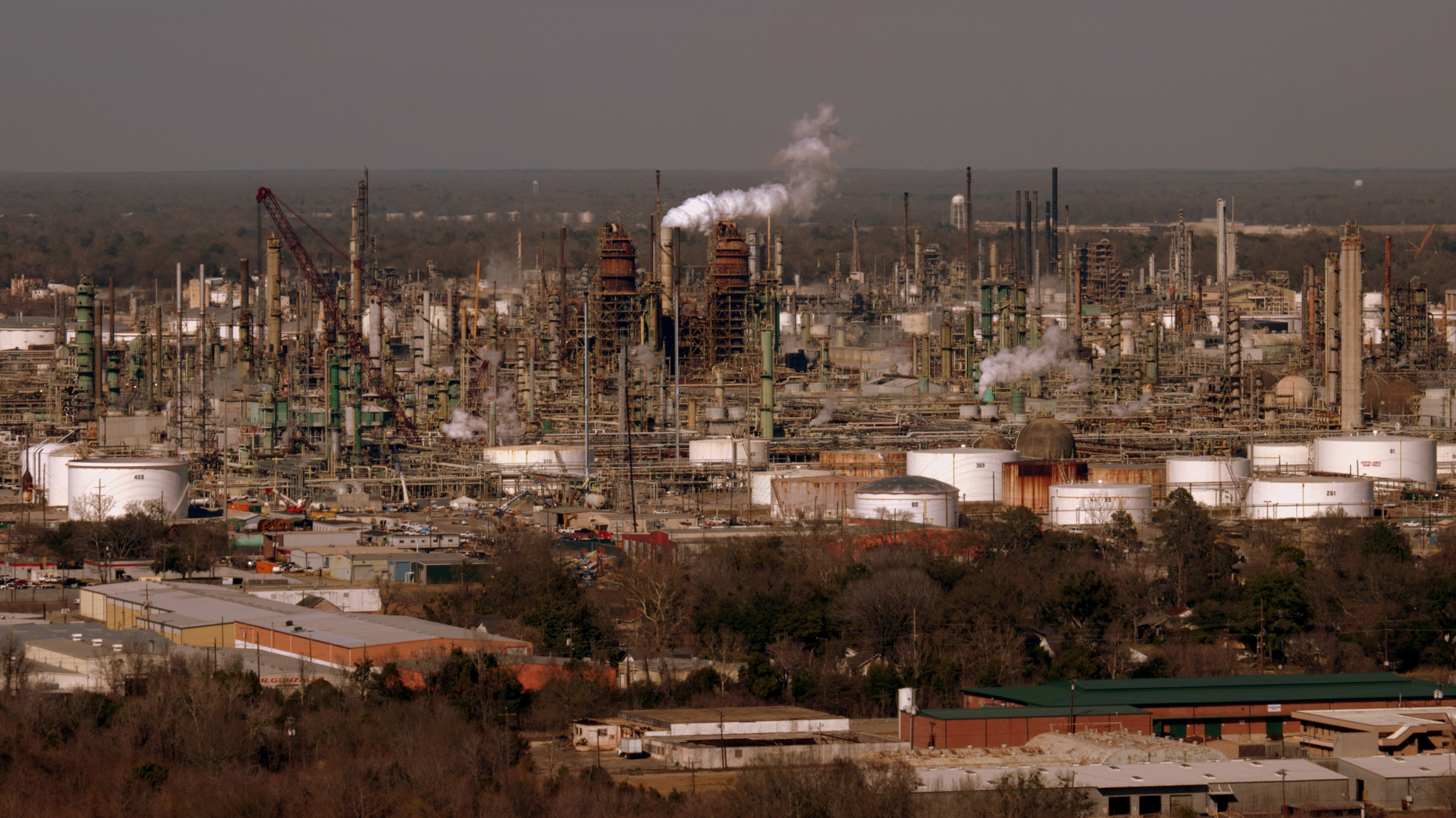 The ExxonMobil Baton Rouge complex, pictured in 2016, was the site where five nooses were found, the EEOC alleges.
