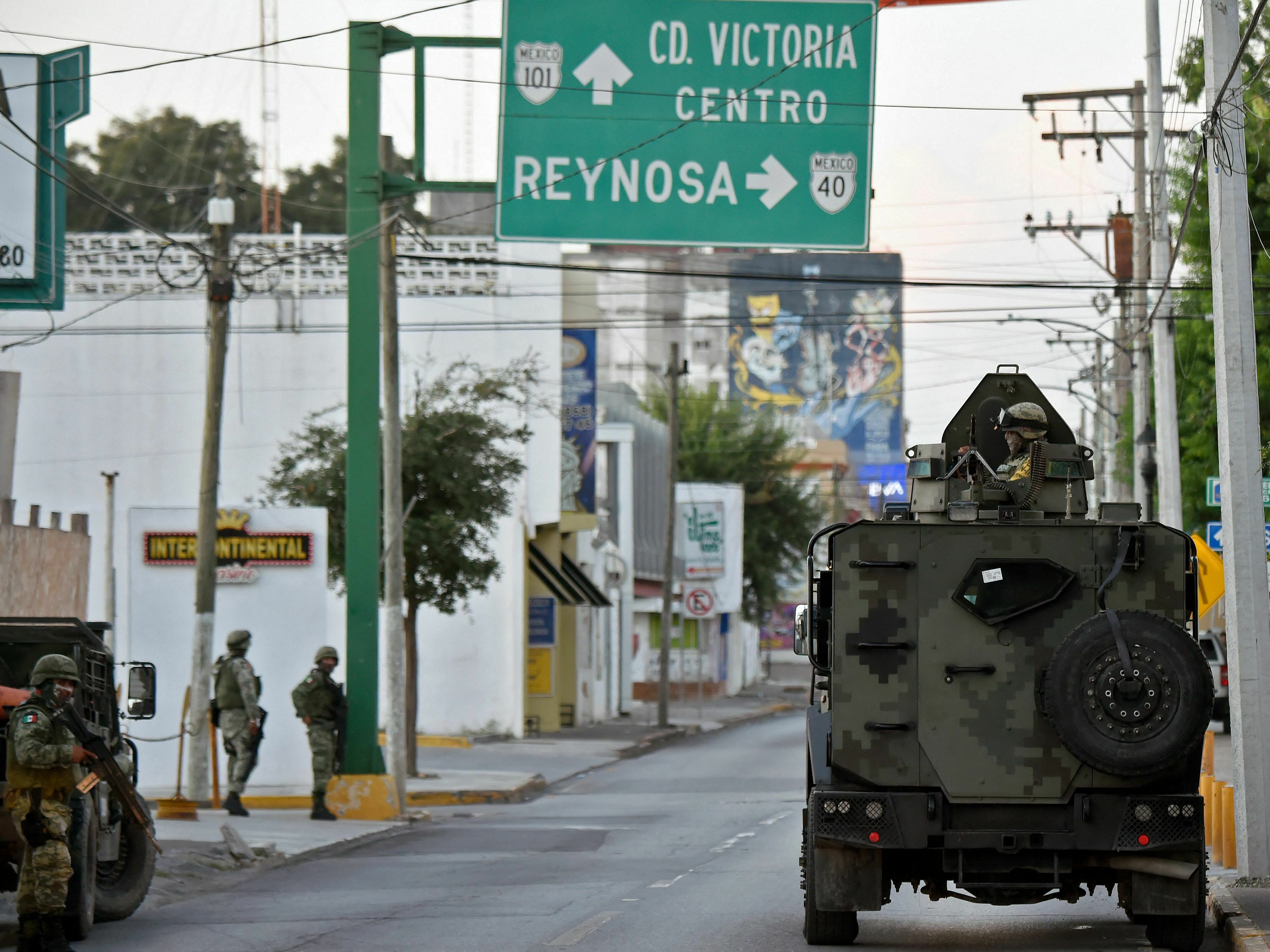 Matamoros, Mexico, is a stronghold for various criminal organizations, particularly the Gulf Cartel. U.S. and Mexican officials say four U.S. citizens were abducted at gunpoint in the city on Friday. (AFP via Getty Images)
