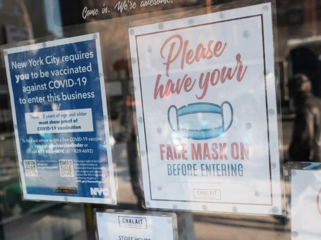 NYC Mayor Eric Adams: Face masks should be removed in stores to prevent  crime : NPR