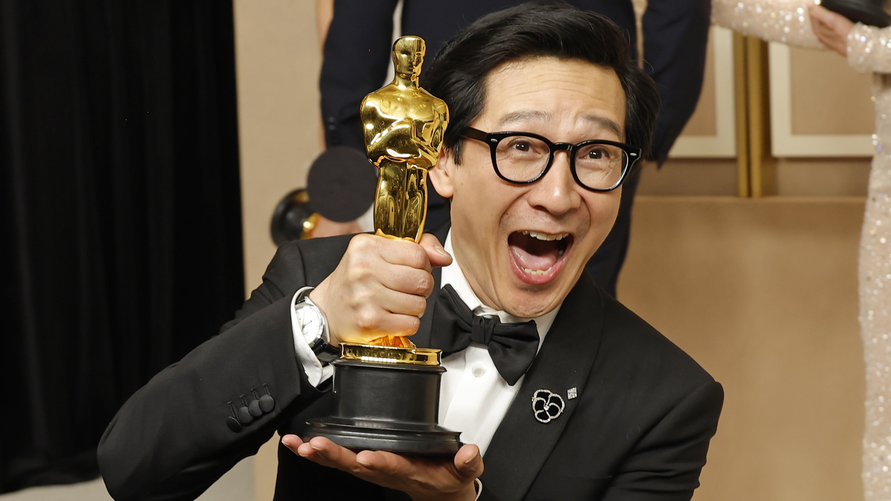 Ke Huy Quan, winner of the best supporting actor award for Everything Everywhere All at Once.