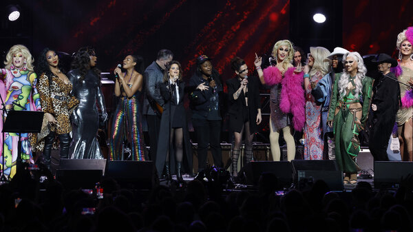 At Monday night's Love Rising event in Nashville, Tenn., artists including Allison Russell, Jason Isbell, Maren Morris, Joy Oladokun and Amanda Shires, along with drag artists, united against new legislation targeting drag performances and transgender people. Link: 