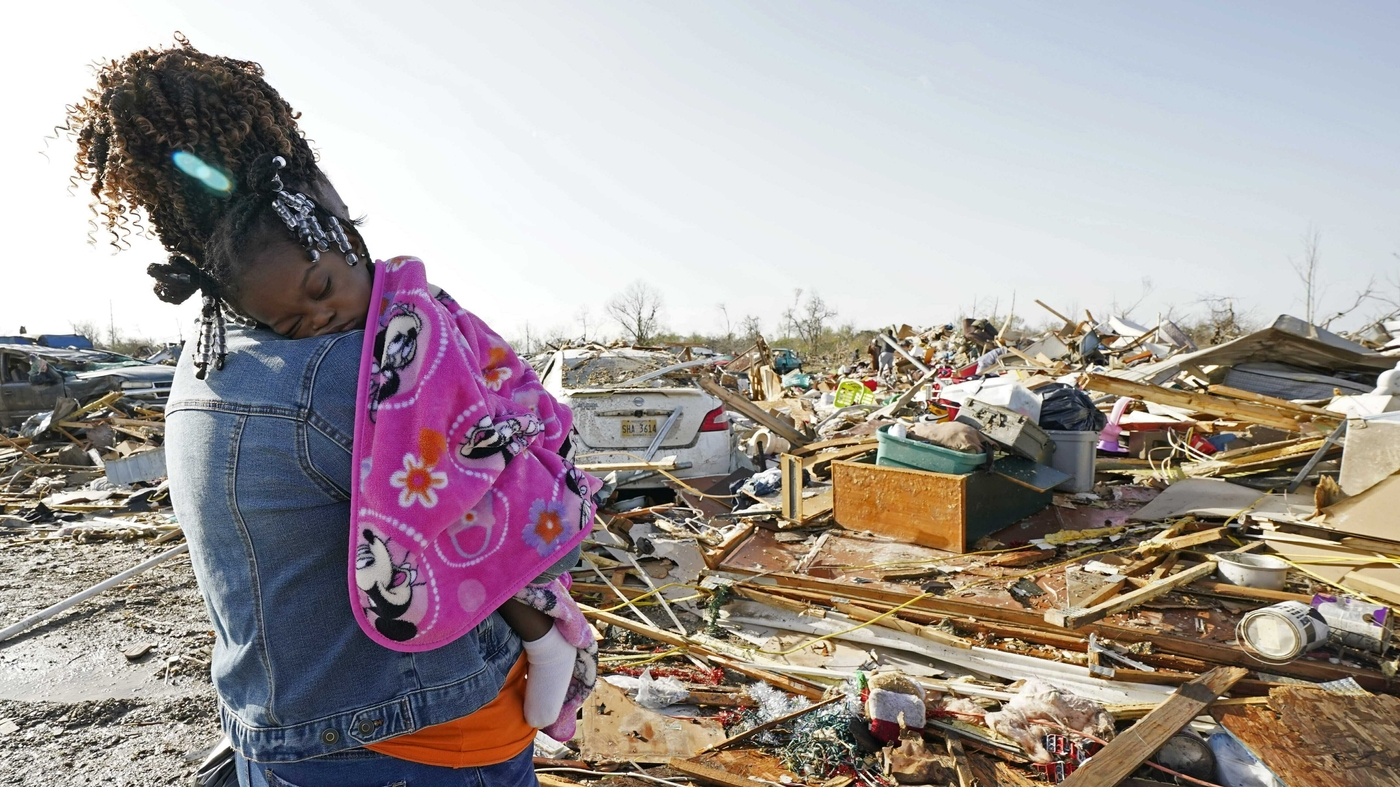 Photos show the devastation caused by the deadly Mississippi tornado