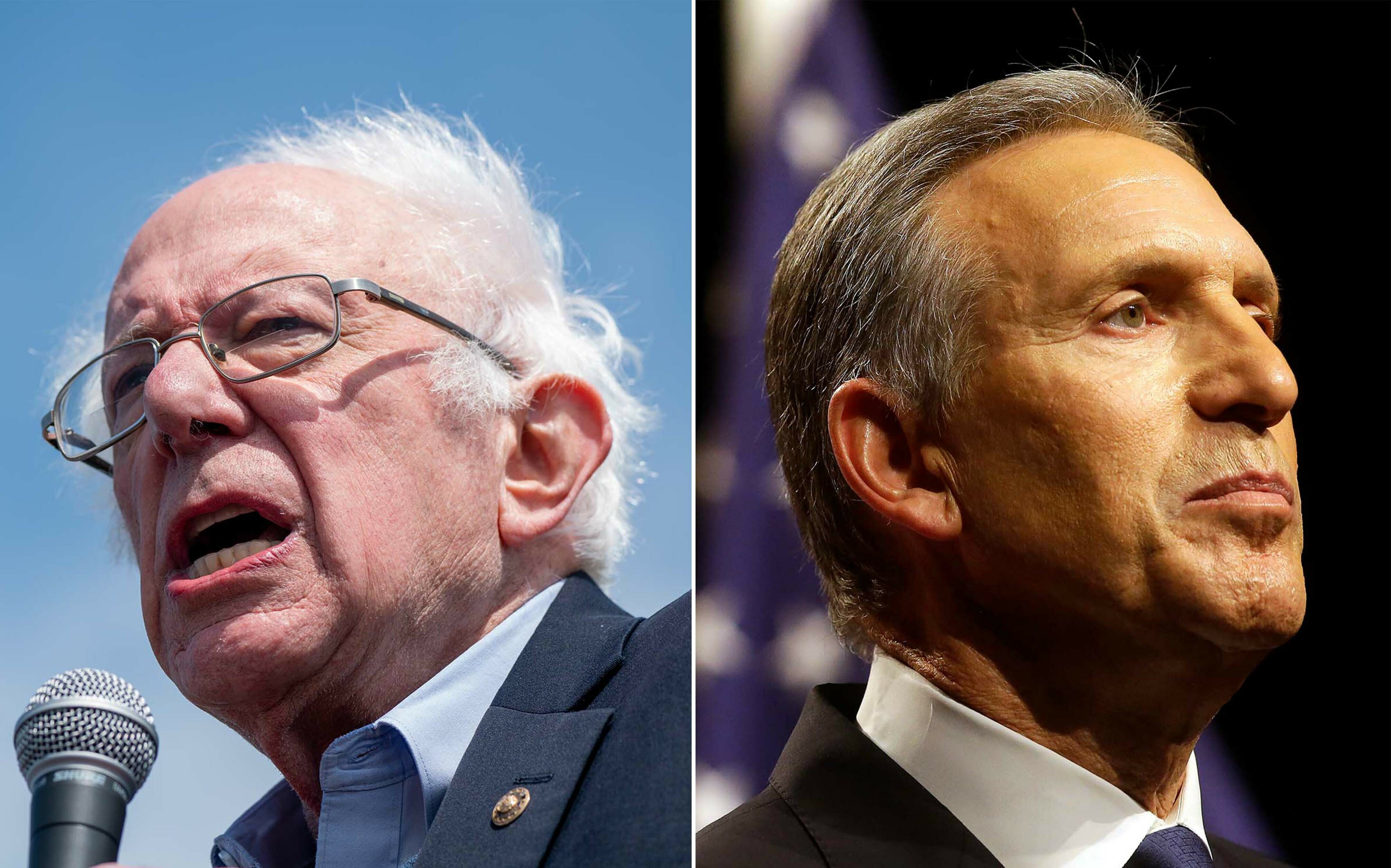 Starbucks' Howard Schultz denies union busting in faceoff with Bernie  Sanders : NPR