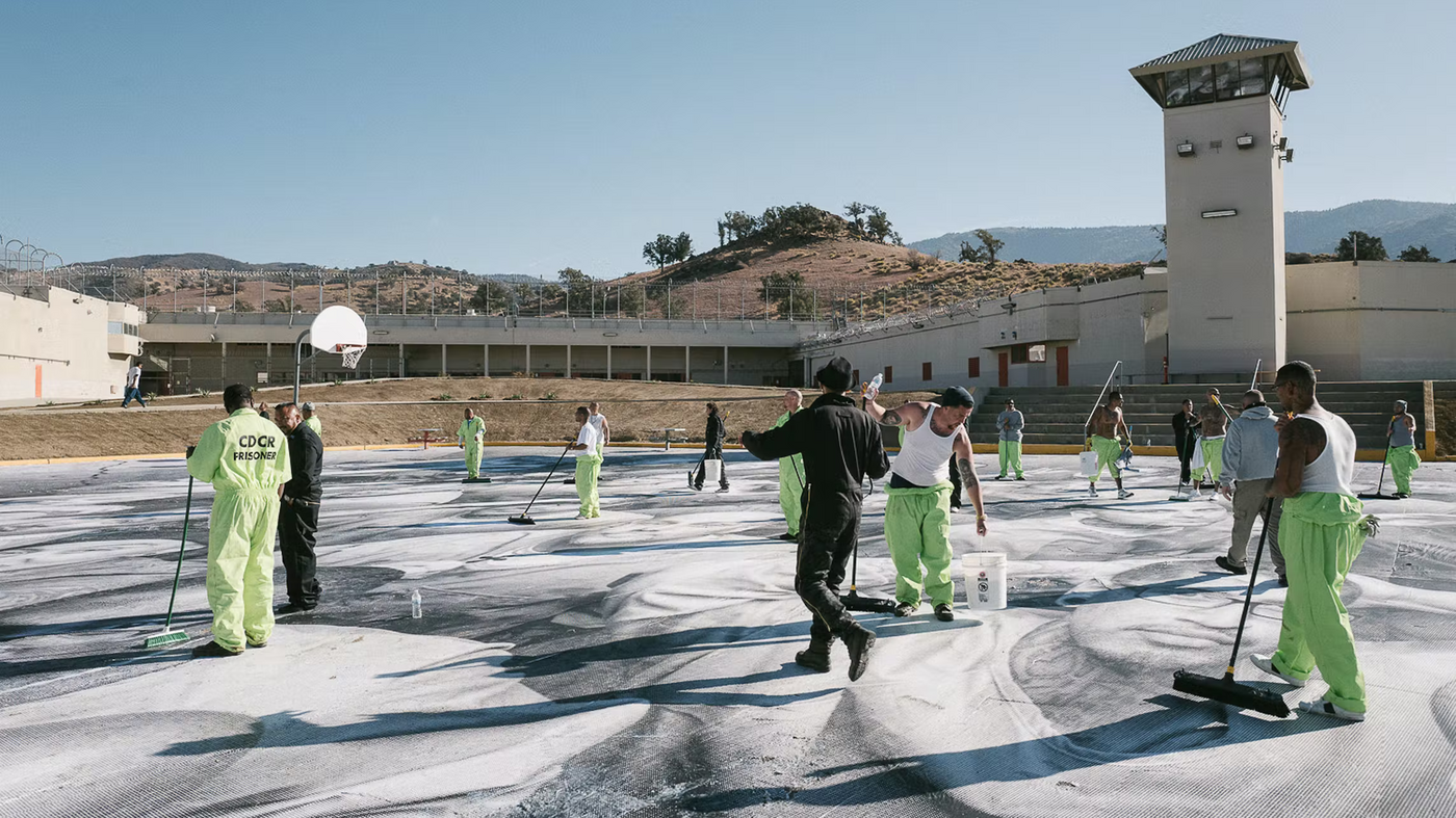 JR How a mural in Tehachapi supermax prison rekindled hope for inmates