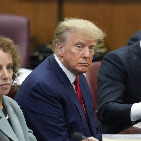 In a historic first, former President Donald Trump is charged with 34 felony counts