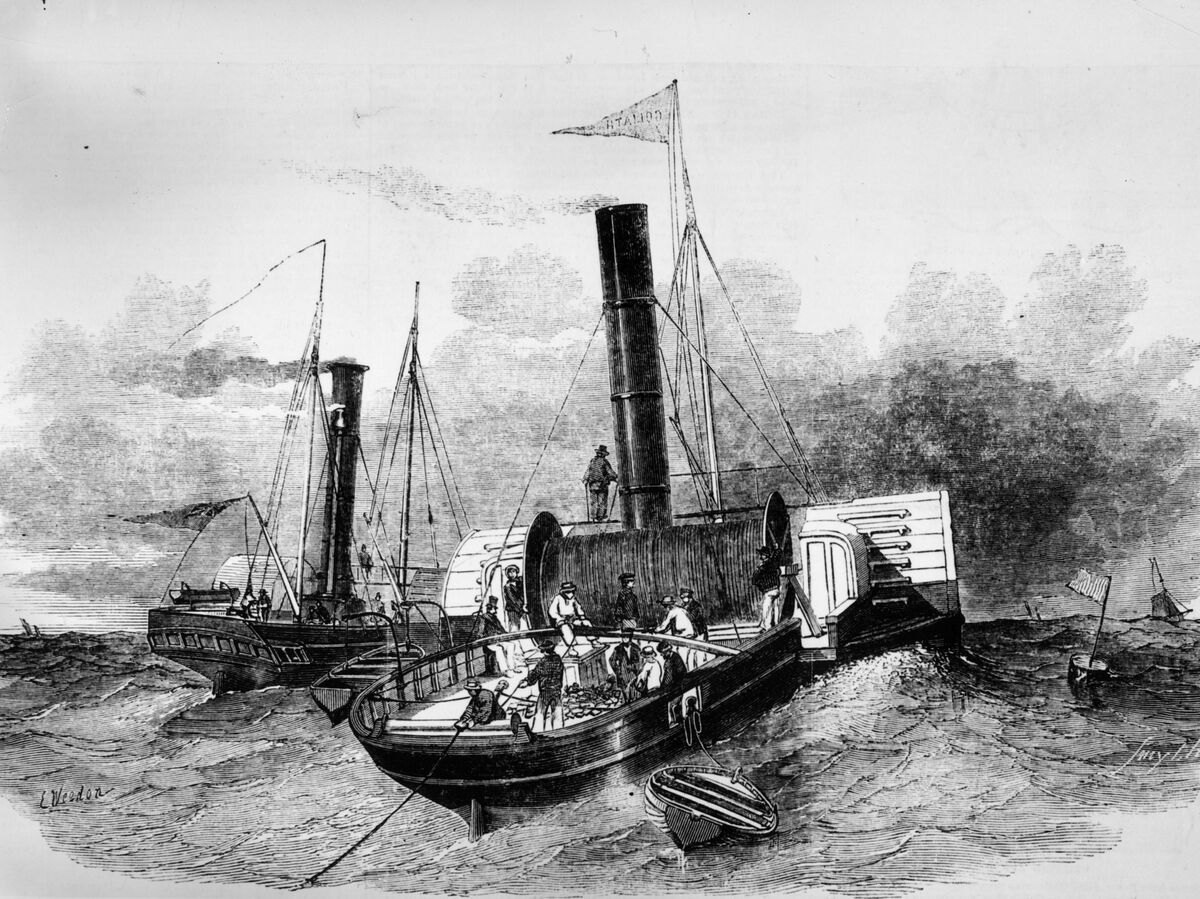 The steam tug 