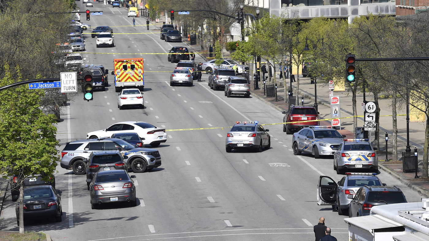 A fifth victim dies after Monday's downtown Louisville shooting NPR