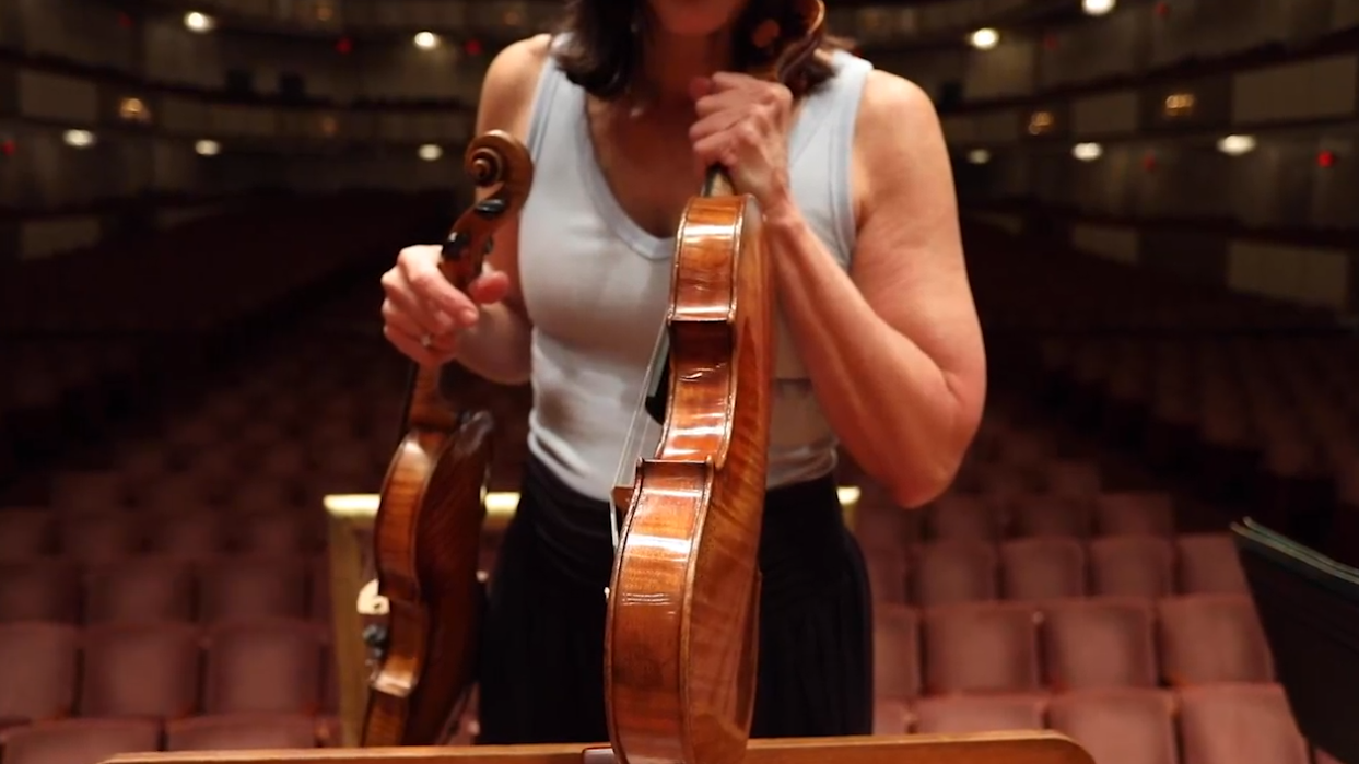 A music director goes public with a secret stash of private instruments