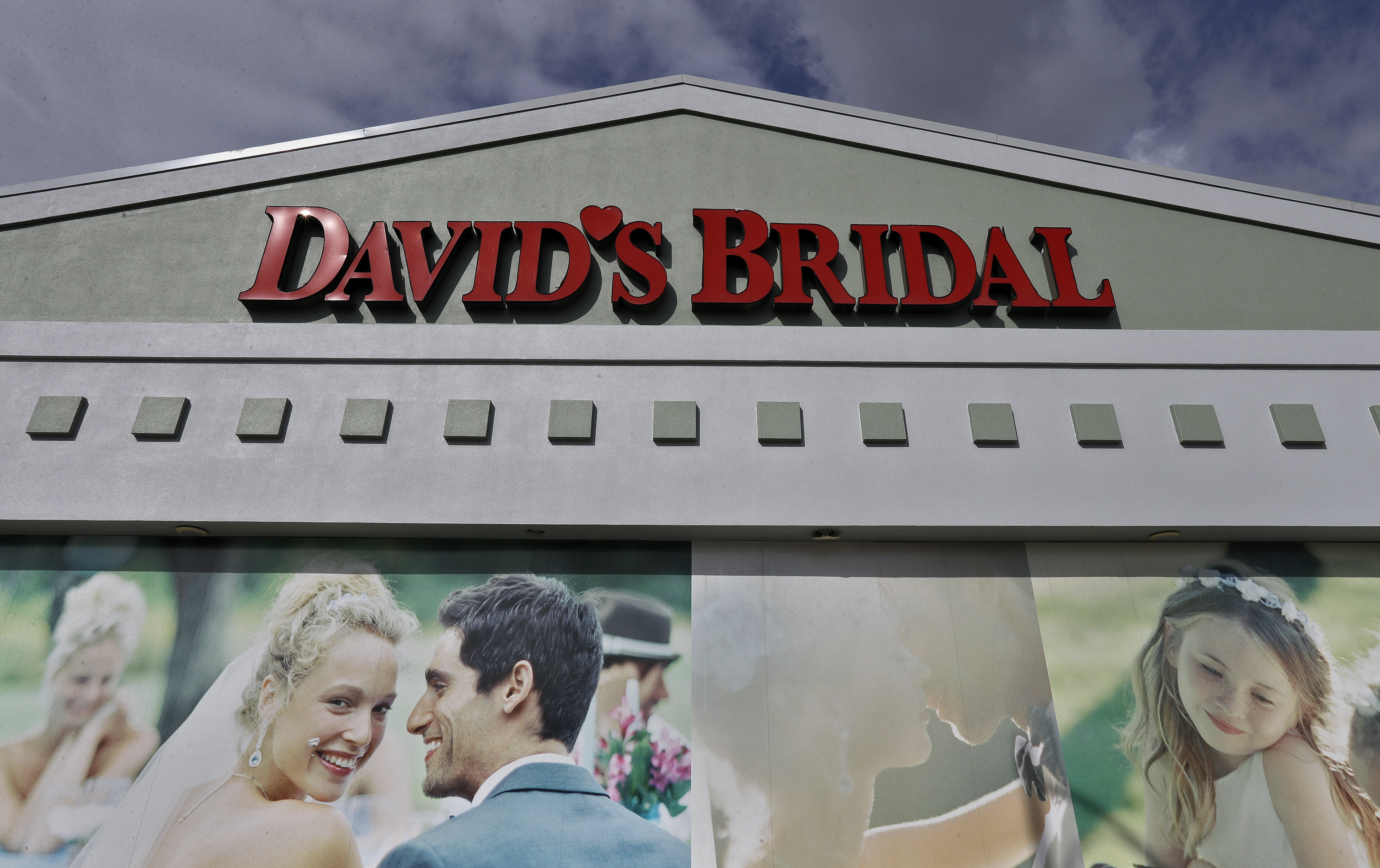 The David's Bridal shop is shown Nov. 19, 2018, in Tampa, Fla. David's Bridal filed for bankruptcy protection Monday, April 17, 2023 the second time that the firm has sought such protection in the last five years.