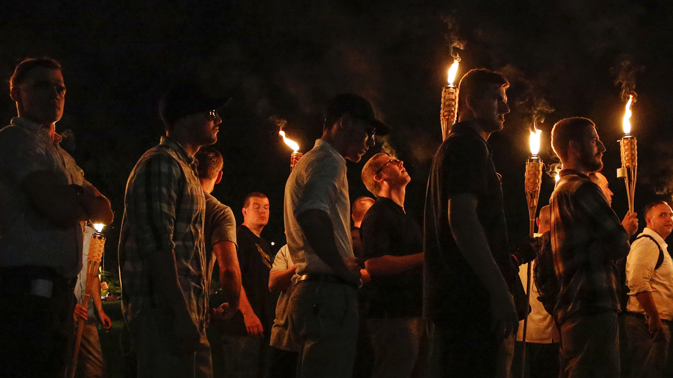 Multiple torch-carrying marchers in the Charlottesville rally are indicted