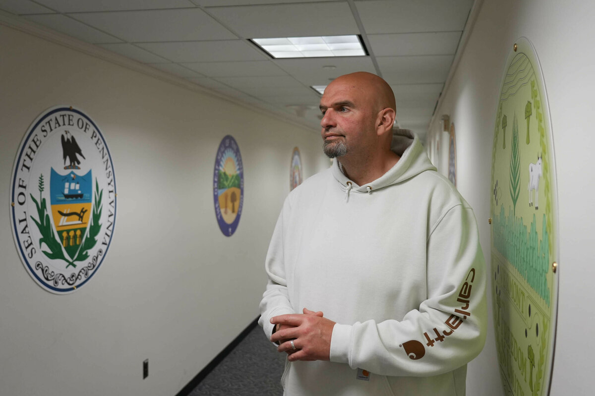 Sen. John Fetterman, D-Pa., returns to the Senate after being admitted to the hospital for clinical depression.