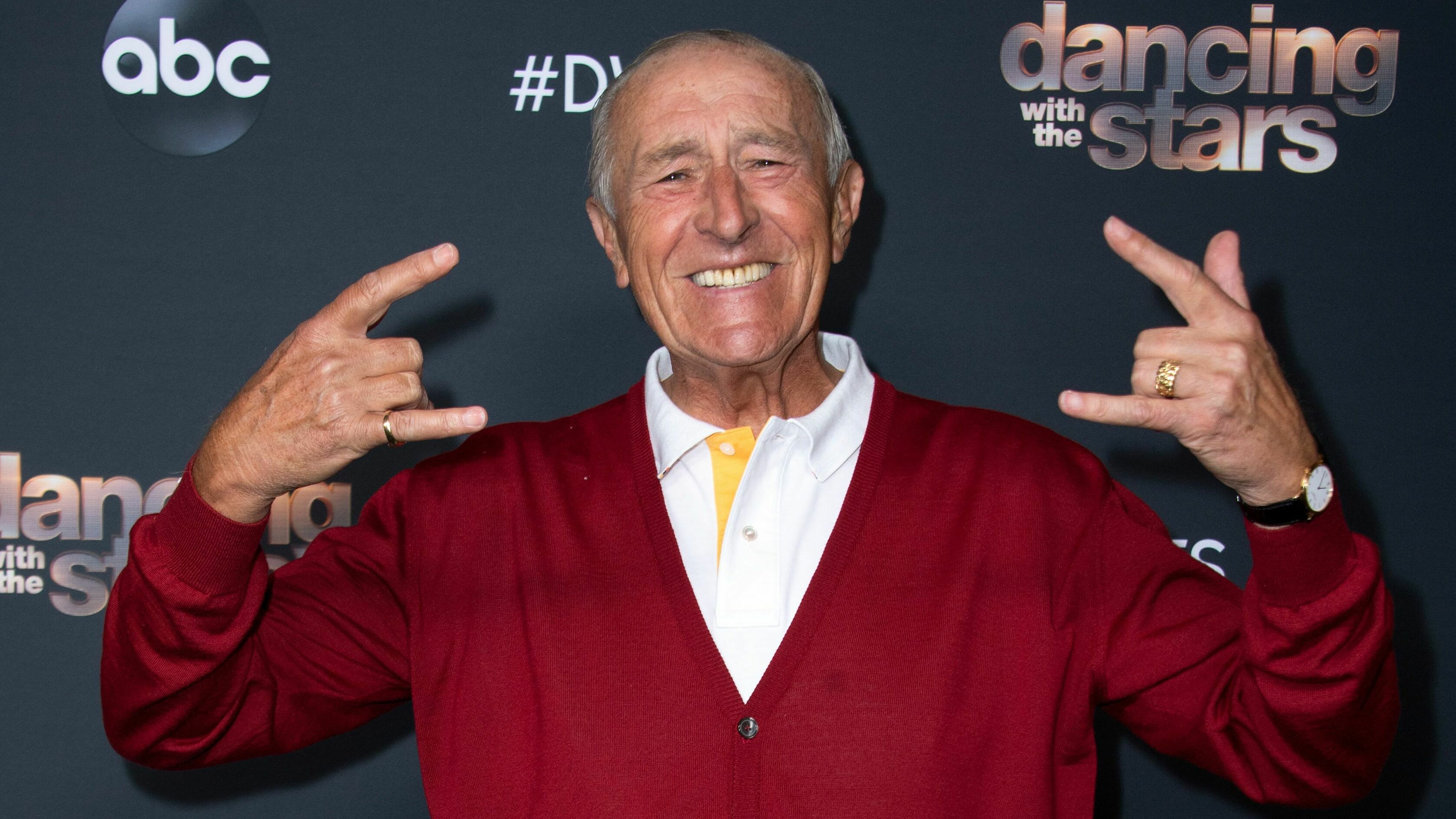 Len Goodman attends a "Dancing with the Stars" event in November 2019 in Los Angeles. He died on Saturday, less than a year after retiring from the show.