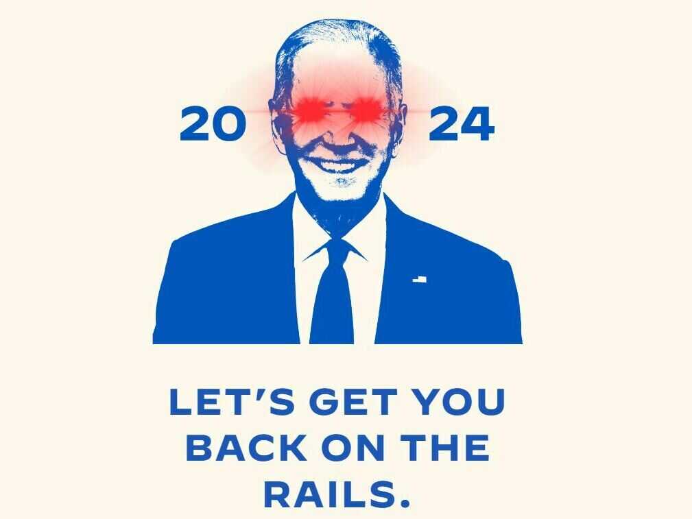 'Dark Brandon' meme shows up on Biden's new campaign website NPR