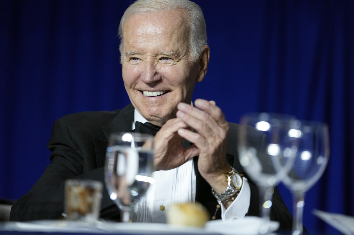 Biden Makes Fun Of His Age At The White House Correspondents' Dinner : NPR