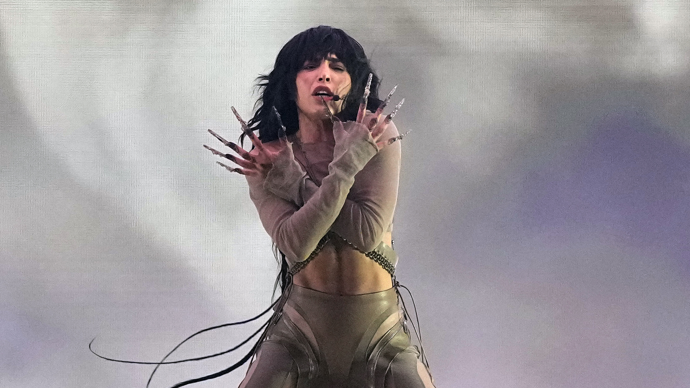 Loreen of Sweden performs during the Grand Final of the 2023 Eurovision Song Contest in Liverpool, England, on Saturday.
