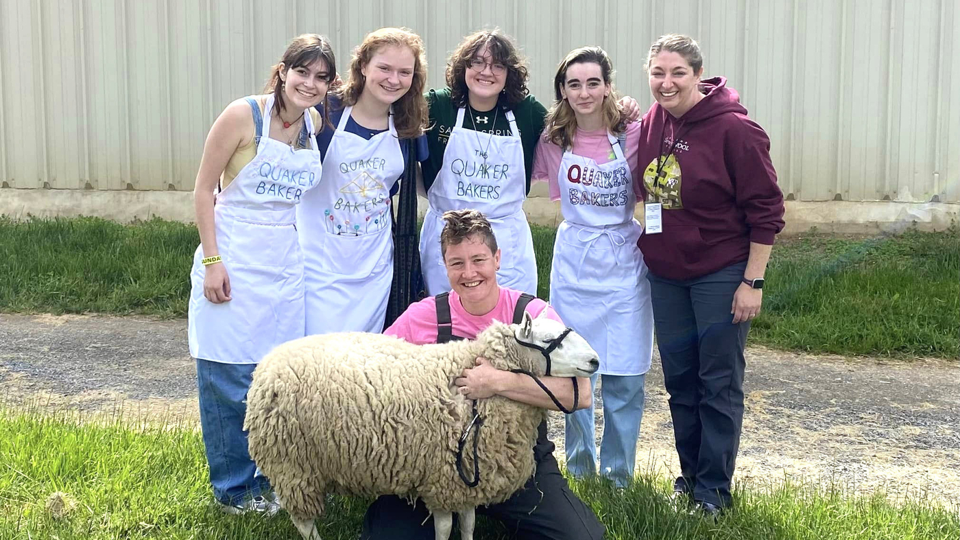 In a Sheep to Shawl competition, you have 5 people, 1 sheep, and 3 hours — good luck!