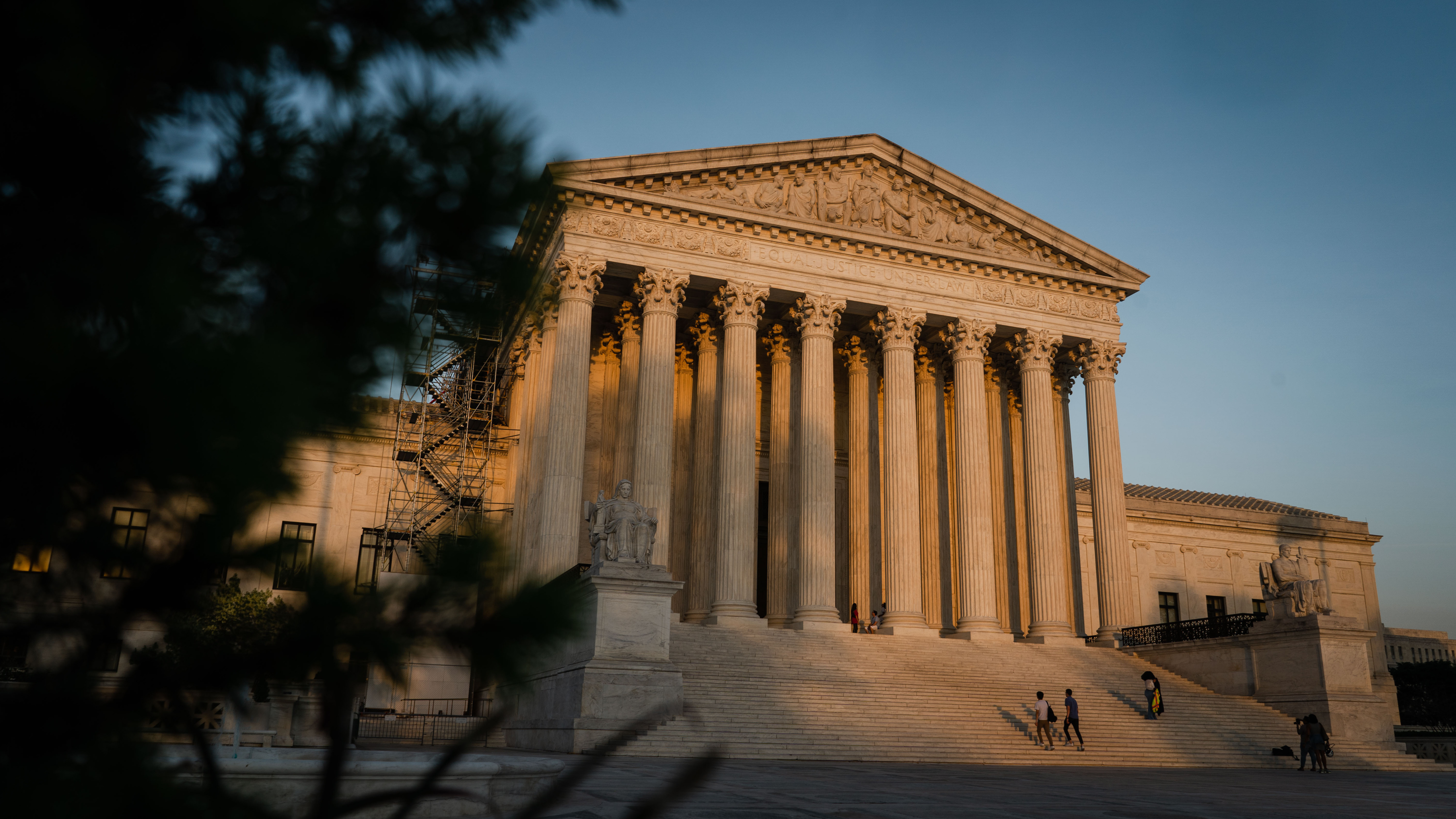 The Supreme Court of the United States on Friday, April 21, 2023 in Washington, D.C. (Los Angeles Times via Getty Images)