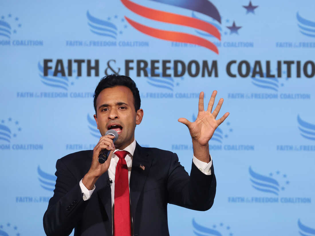 Who is Vivek Ramaswamy, the youngest candidate at the GOP debate? NPR