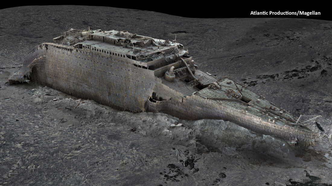 First-ever full-size Titanic digital scan reveals entirely new view of the  wreck : NPR