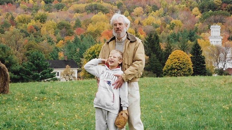 The author and his dad in Massachusetts in 1995. (Courtesy of Josh Willis)