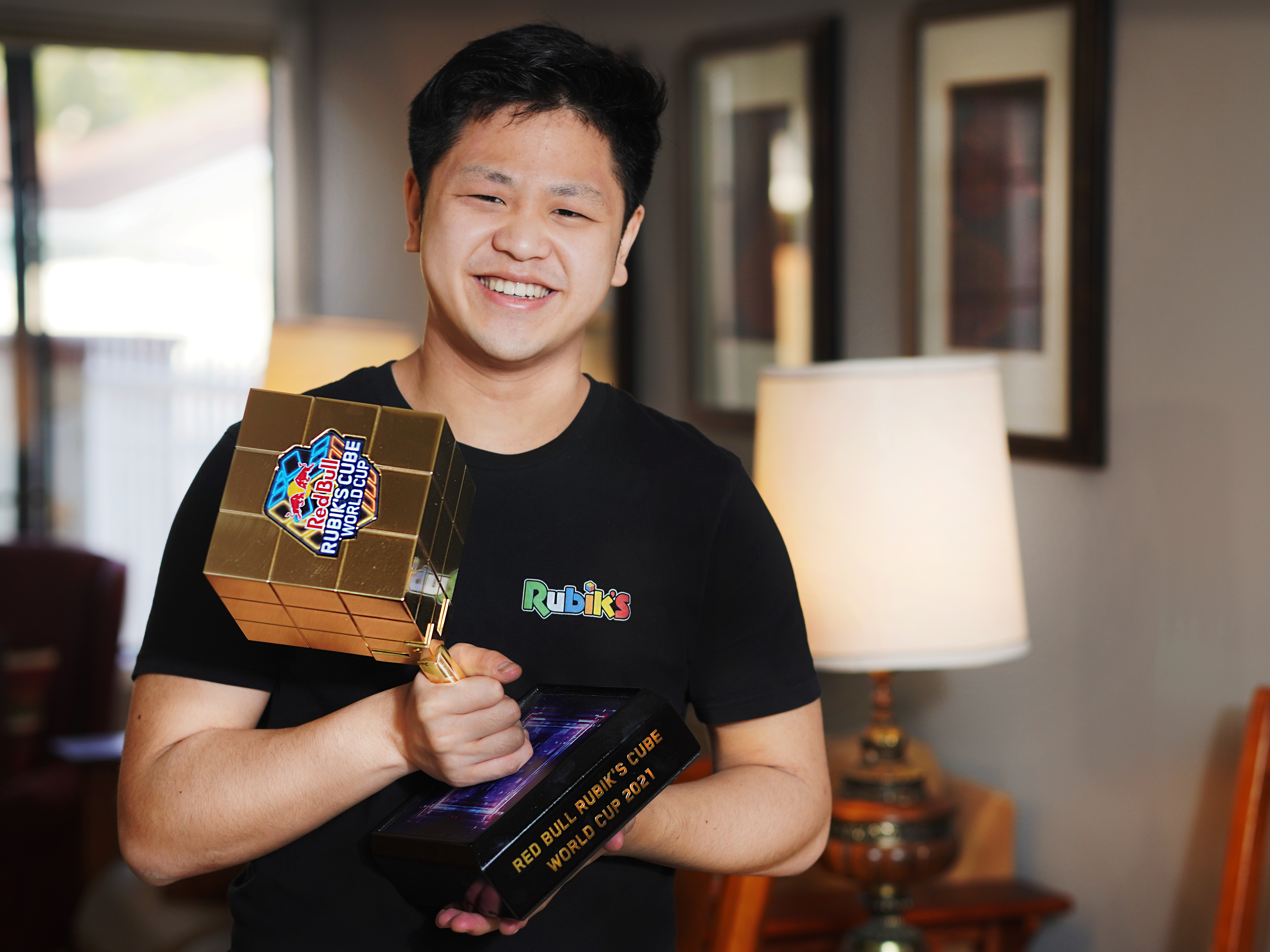 He once had motor skill challenges. Now he's the world's fastest Rubik's  cube solver