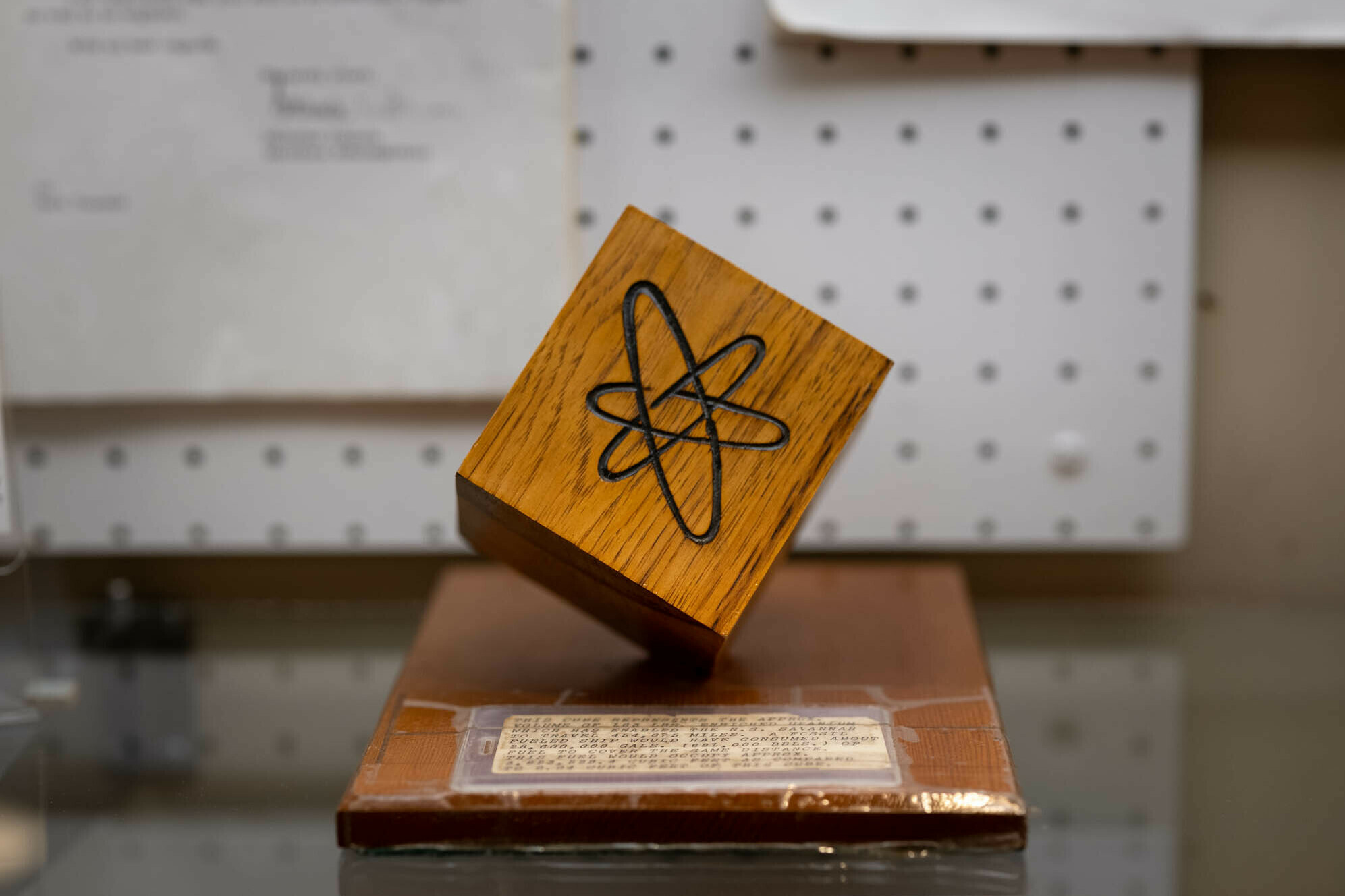 Step inside the world's only nuclear-powered passenger ship — built in 1959 13 A wooden block in the main lobby illustrates the amount of uranium fuel needed to sail around the world more than a dozen times.