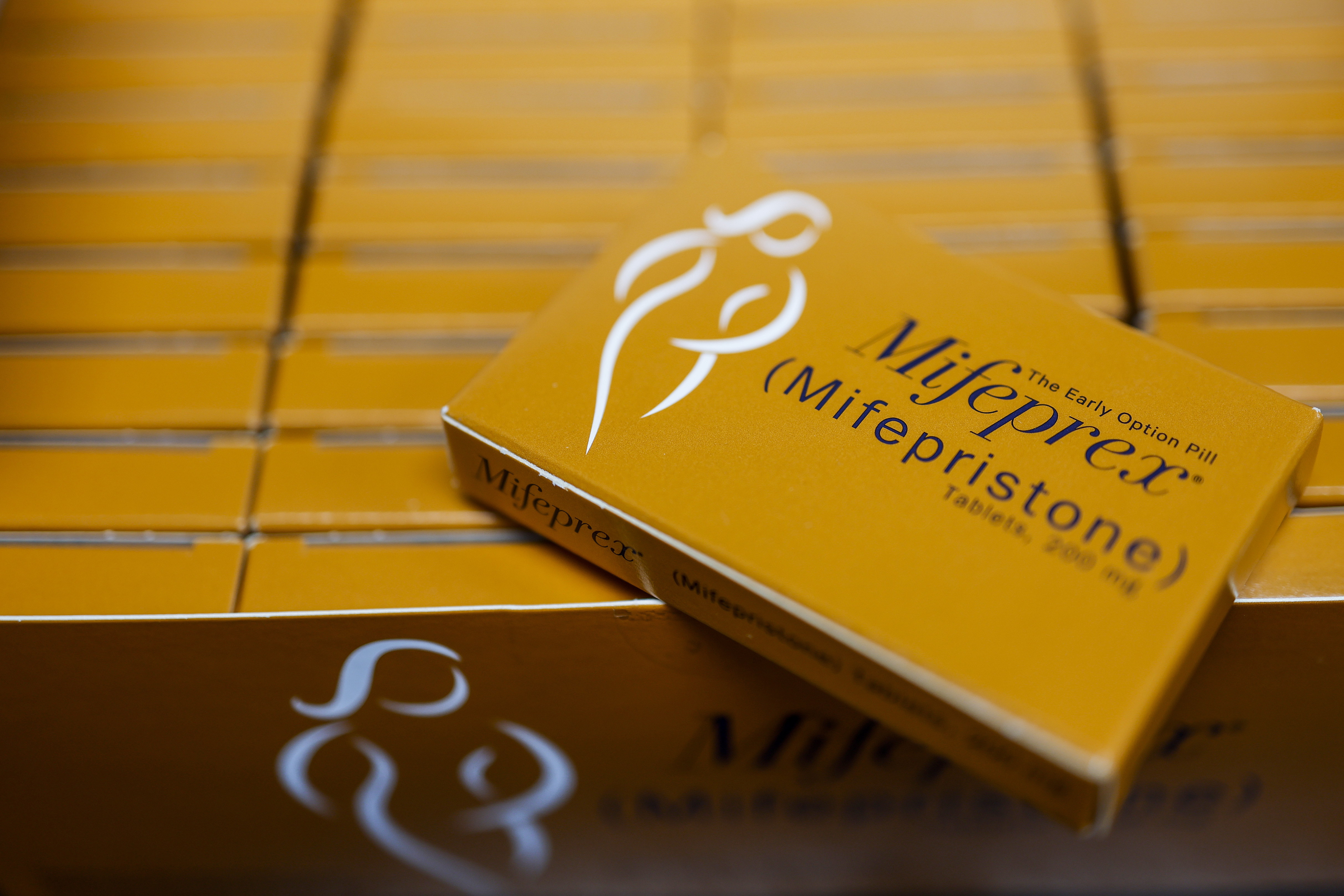A year since Dobbs, these are the many ways states are protecting abortion 2 In this photo illustration, packages of Mifepristone tablets are displayed at a family planning clinic on April 13, 2023 in Rockville, Maryland.