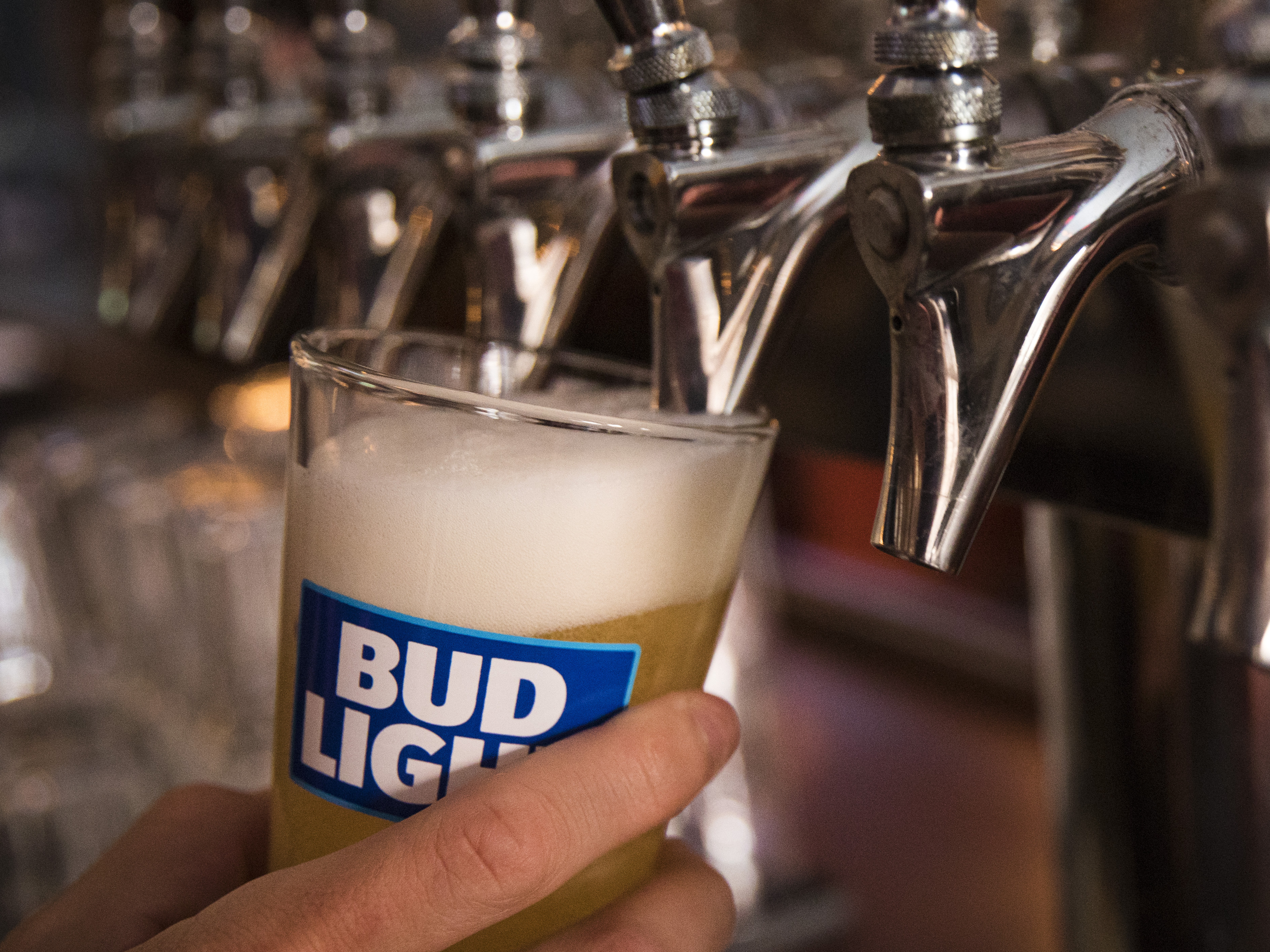 Bud Light sales fell earlier this year after a promotion featuring a transgender social-media influencer led to boycott calls from conservative groups. (Getty Images)