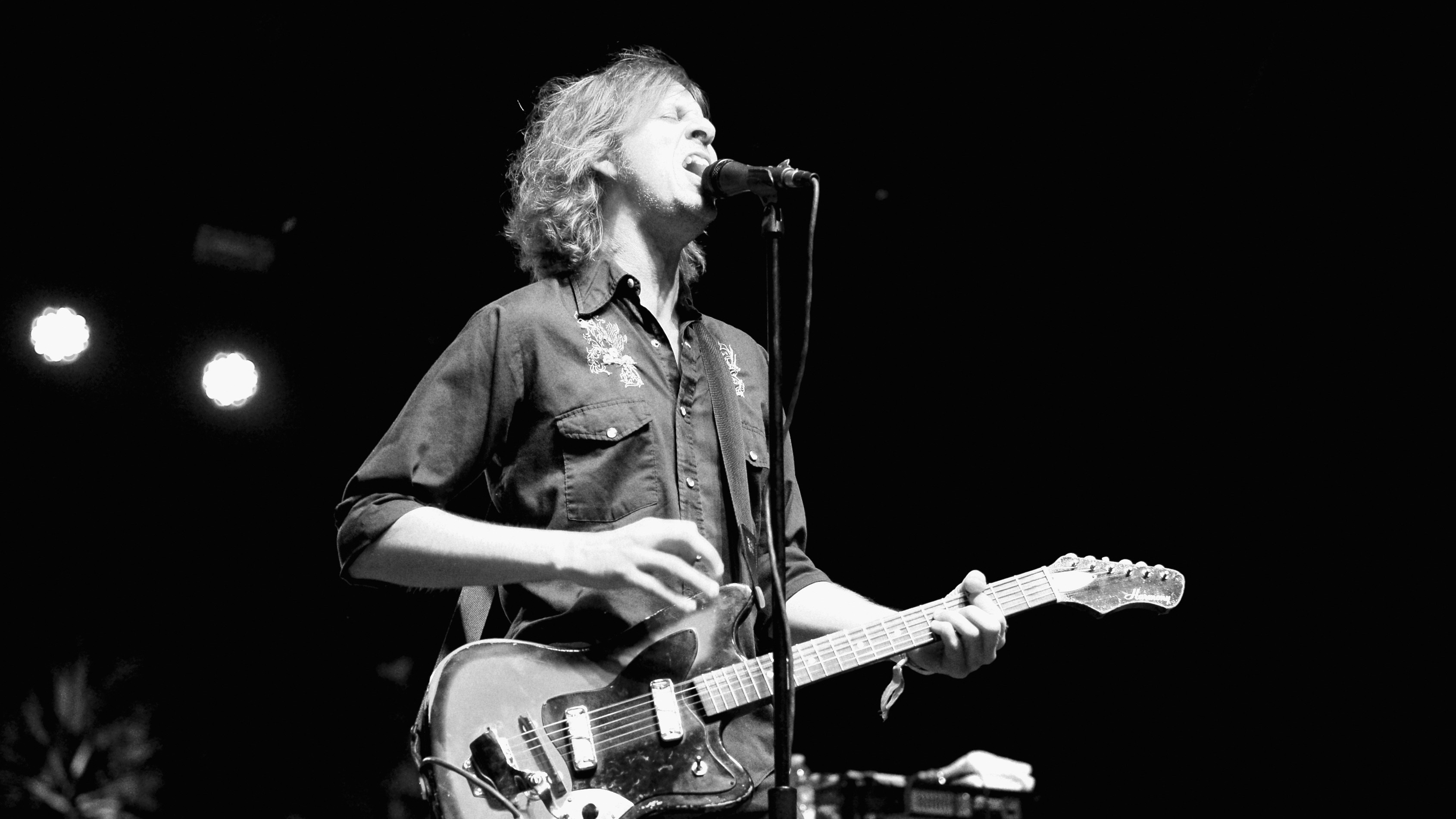 Rick Froberg performs in Drive Like Jehu at Coachella festival in Indio, Calif., in April 2015. Froberg died on Friday.