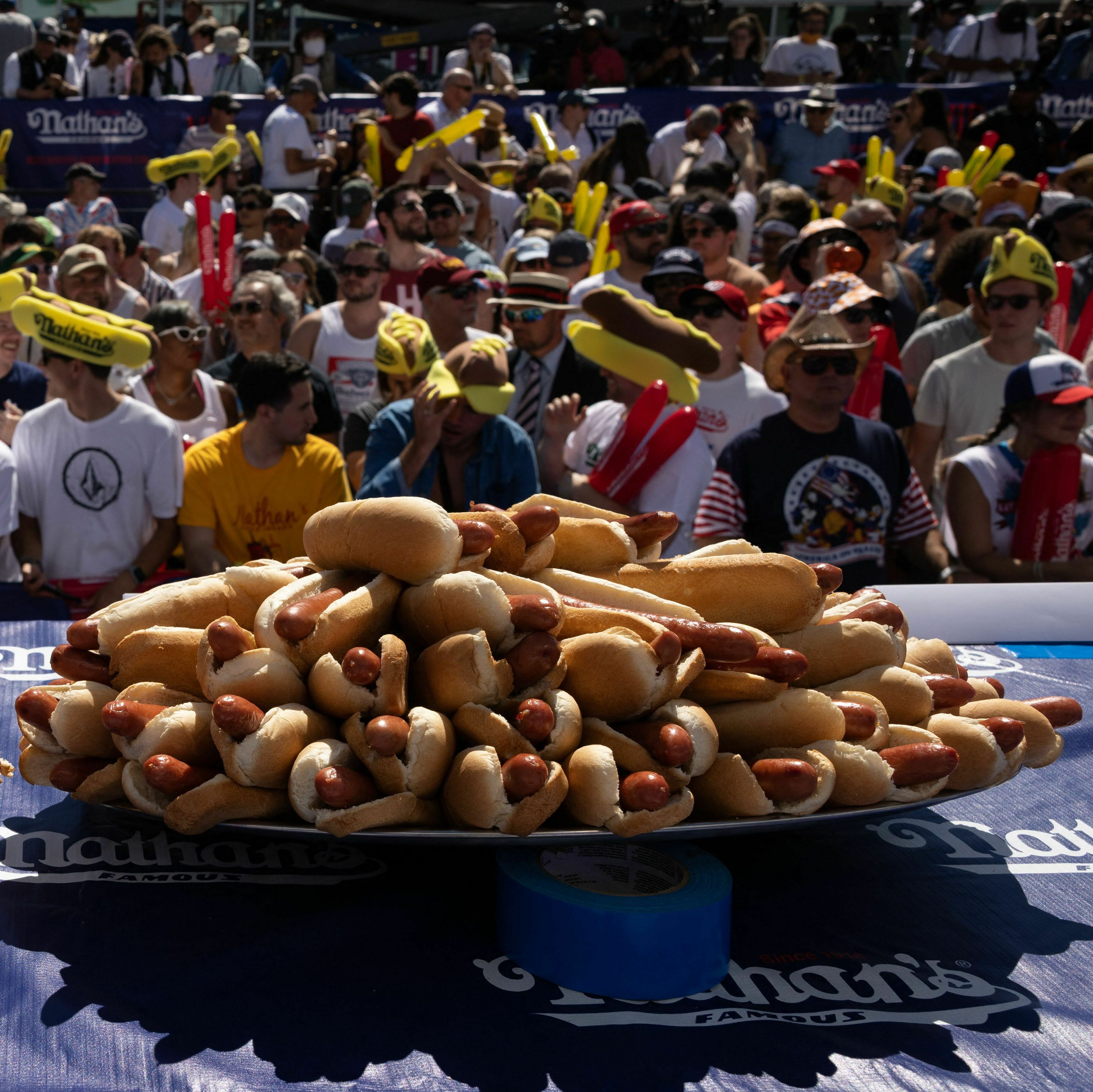 Hot dog eating contest: a typically American tradition