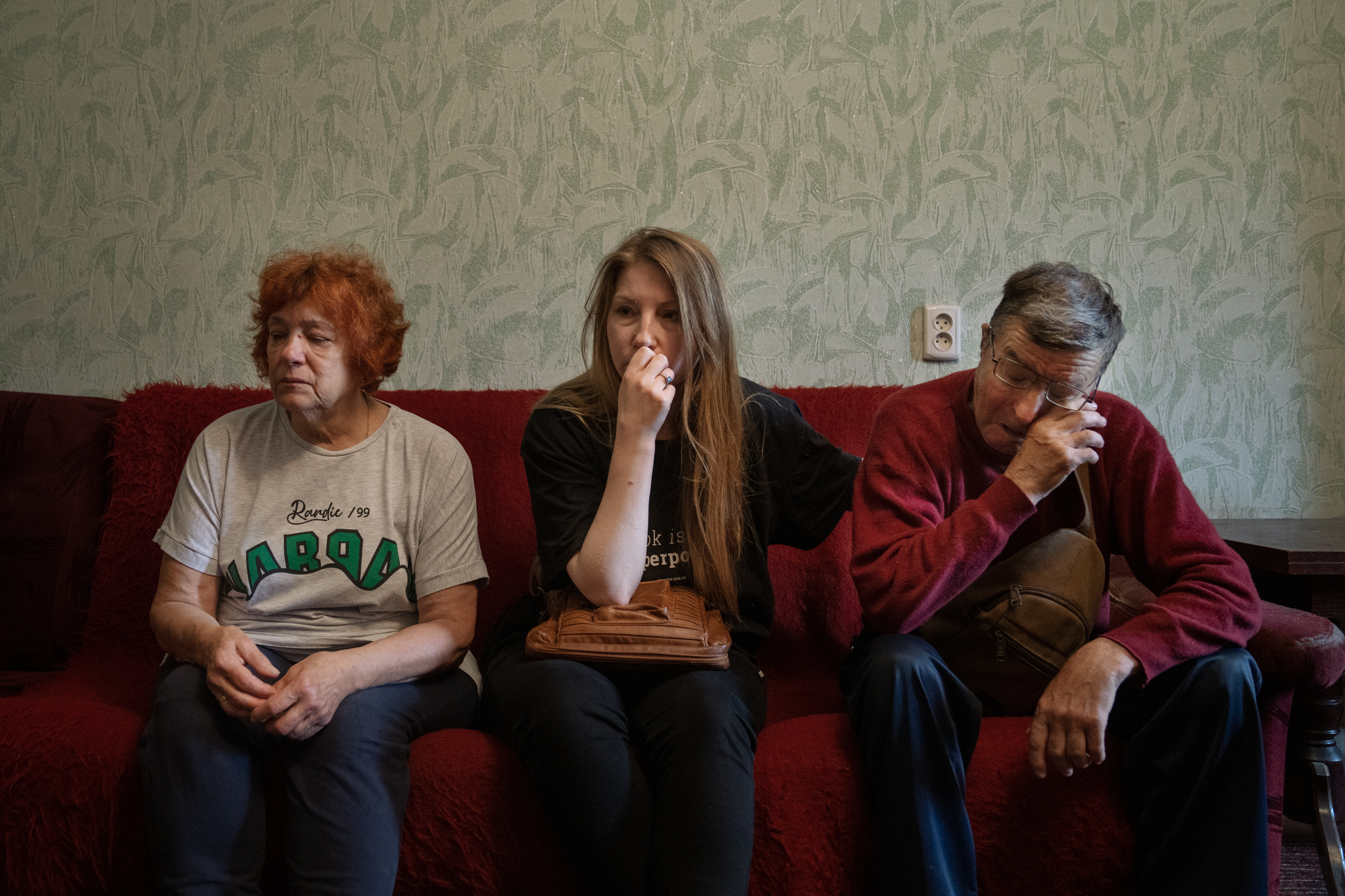 She saved the diary of a Ukrainian writer killed by Russia. Then she was killed, too 2 Amelina sits with Vakulenko's parents — his mother, Olena Ihnatenko (left), and his father, who shares his name. They tear up every time they speak about their son.