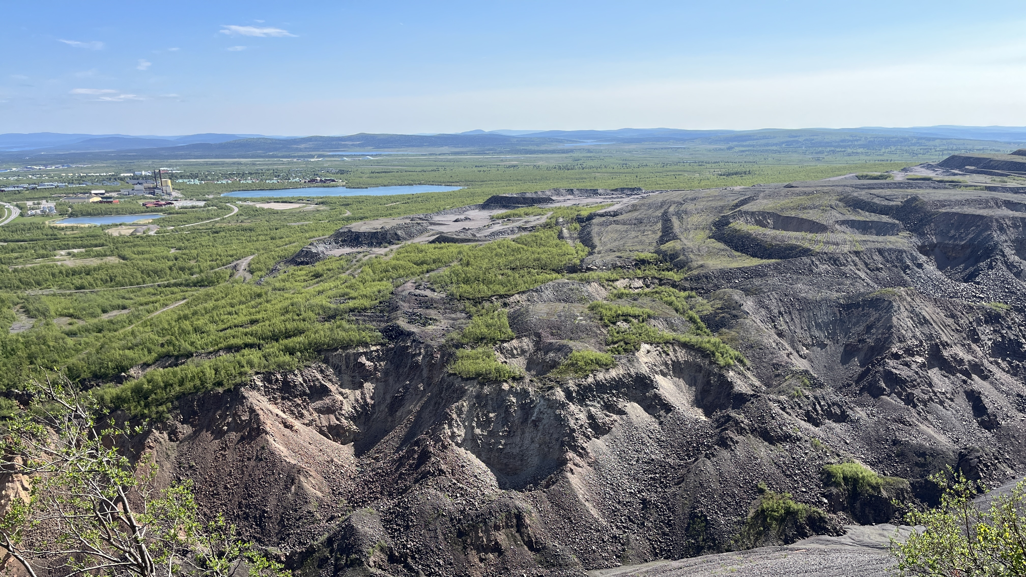 The iron ore mine in Kiruna, north of the Arctic Circle, is one of the world