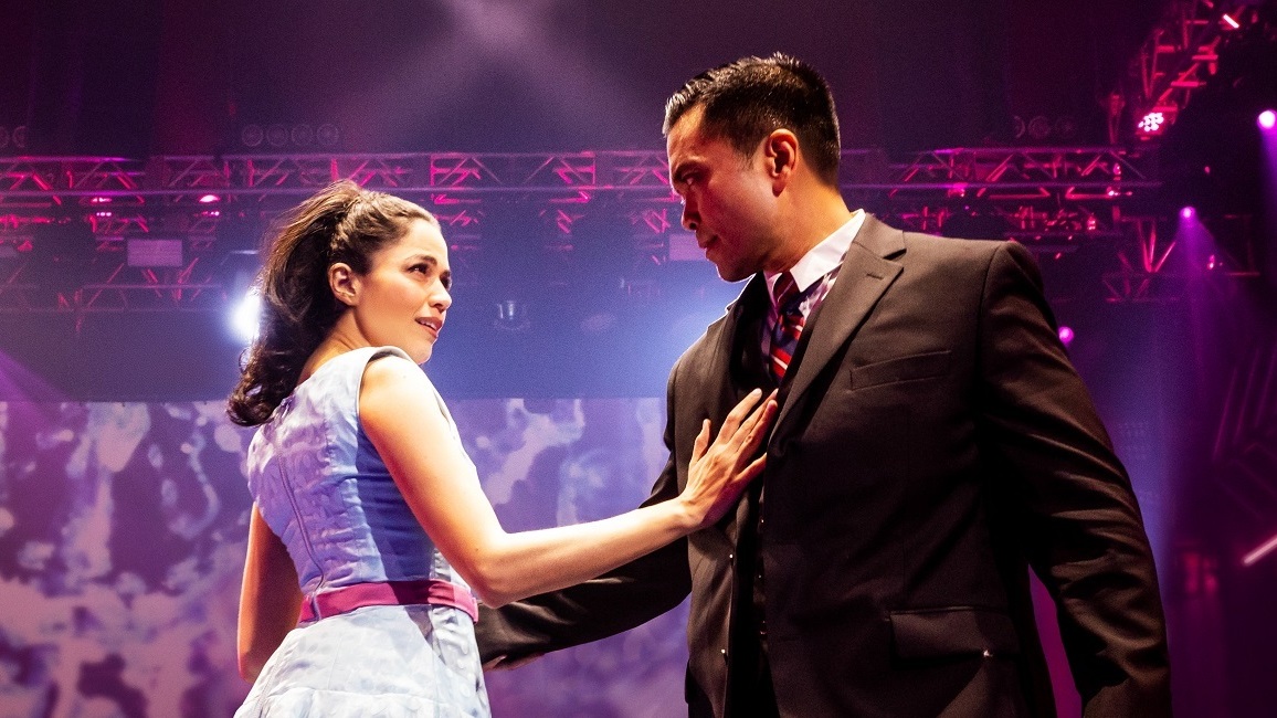 Arielle Jacobs and Jose Llana as Imelda and Ferdinand Marcos in Here Lives Love.