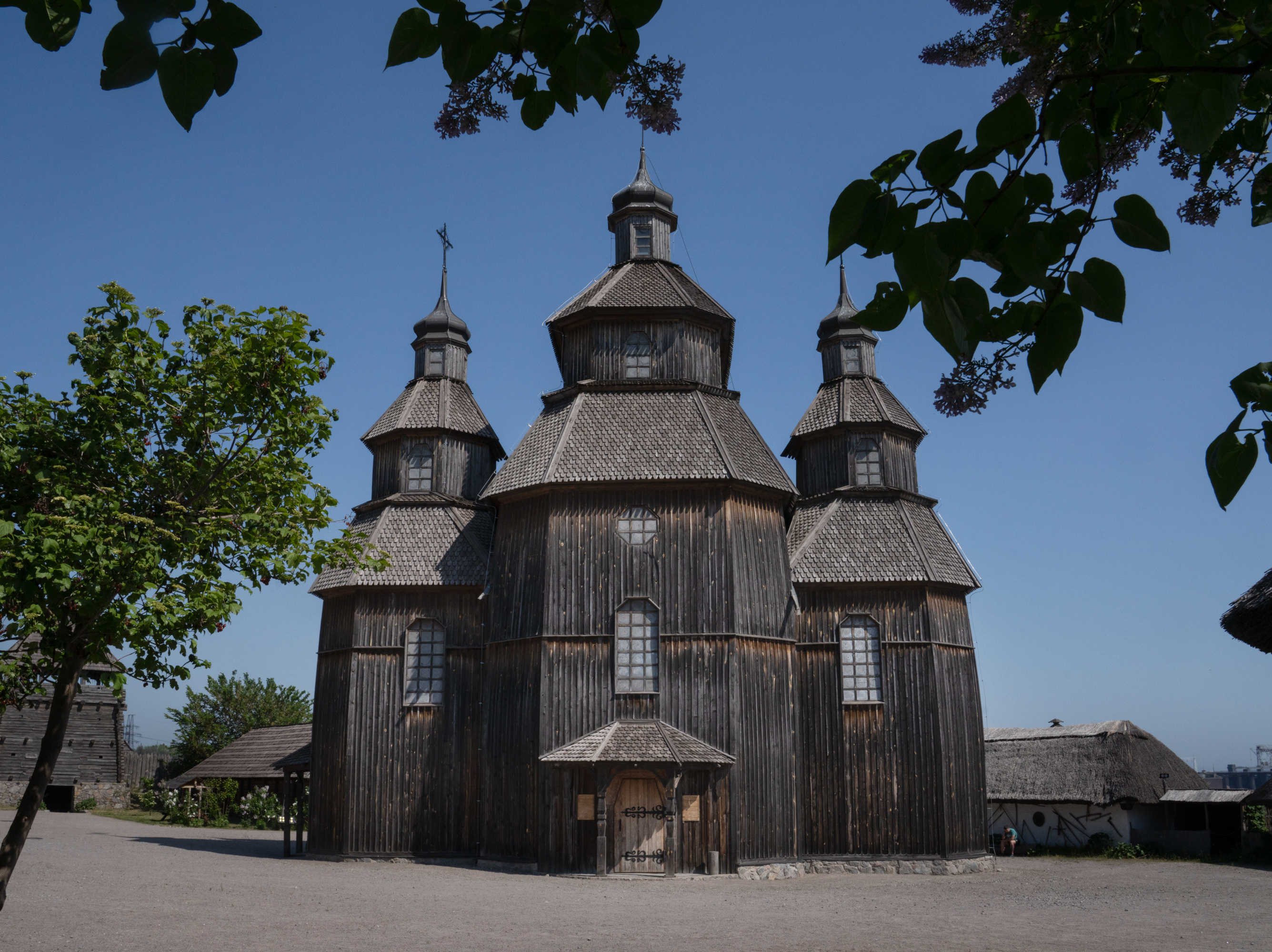 The Cossacks' traditions live on near the front lines in Ukraine 1 Khortytsia was once a headquarters for the Zaporizhzhian Cossacks, 17th century warriors revered in Ukraine for their insistence on freedom and self-governance. This is a reconstruction of a Cossack sich, or a military administrative center.