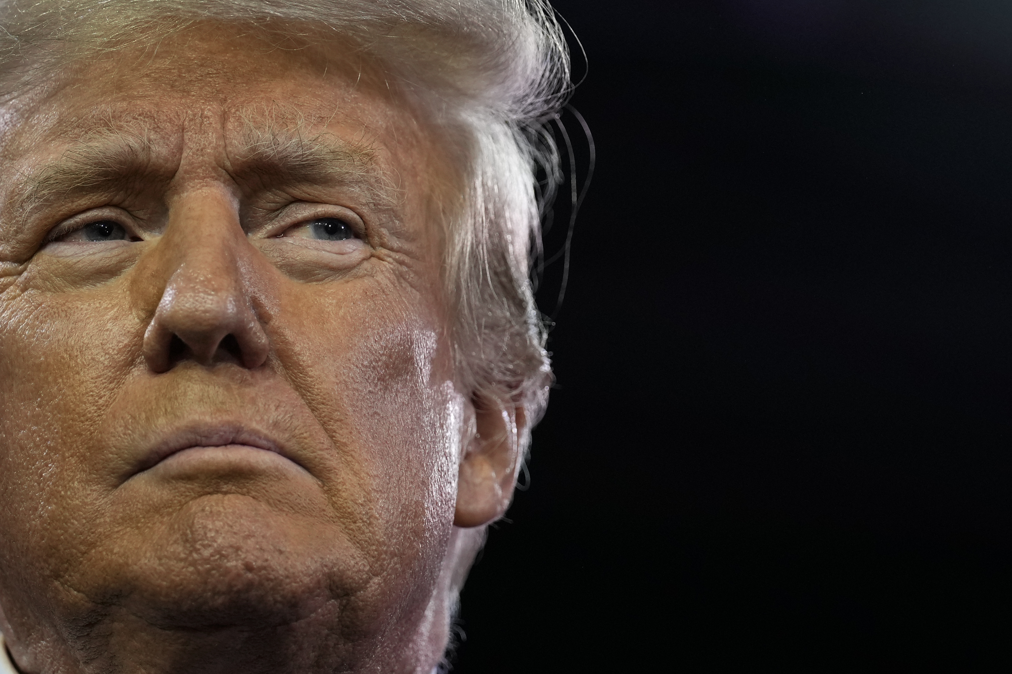 Former President Trump speaks at a conservative conference in Washington last month. (Getty Images)