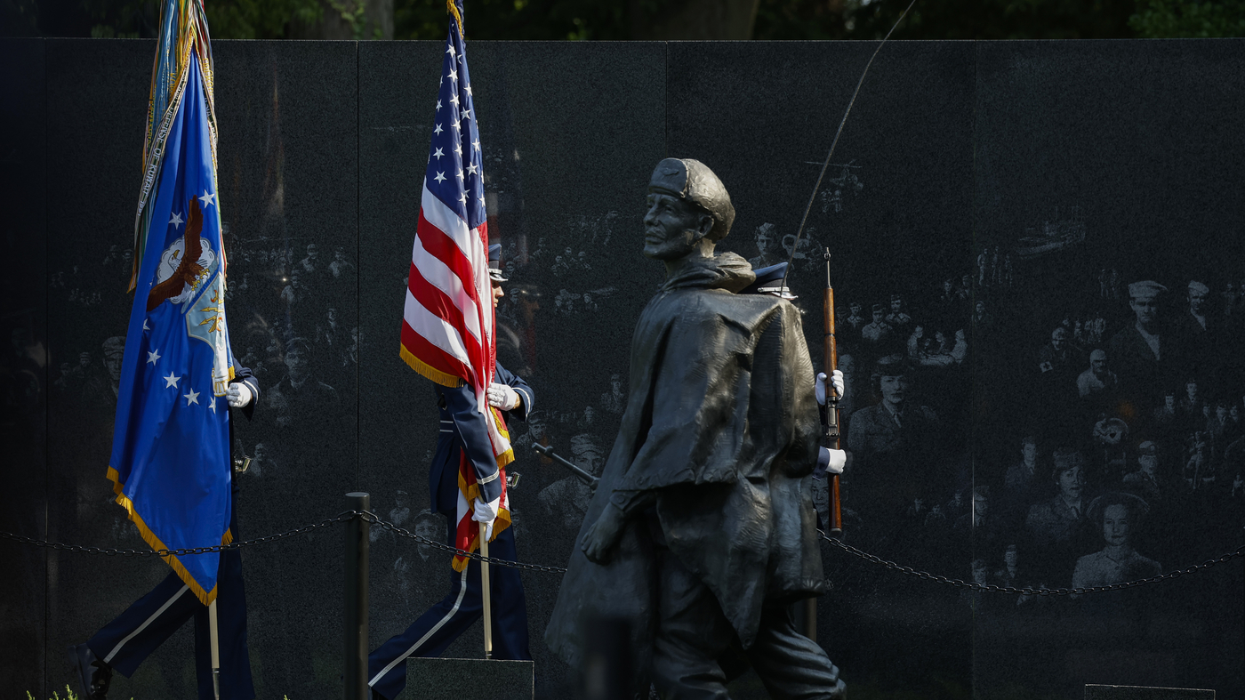 Veterans mark 70 years since the Korean cease fire : NPR