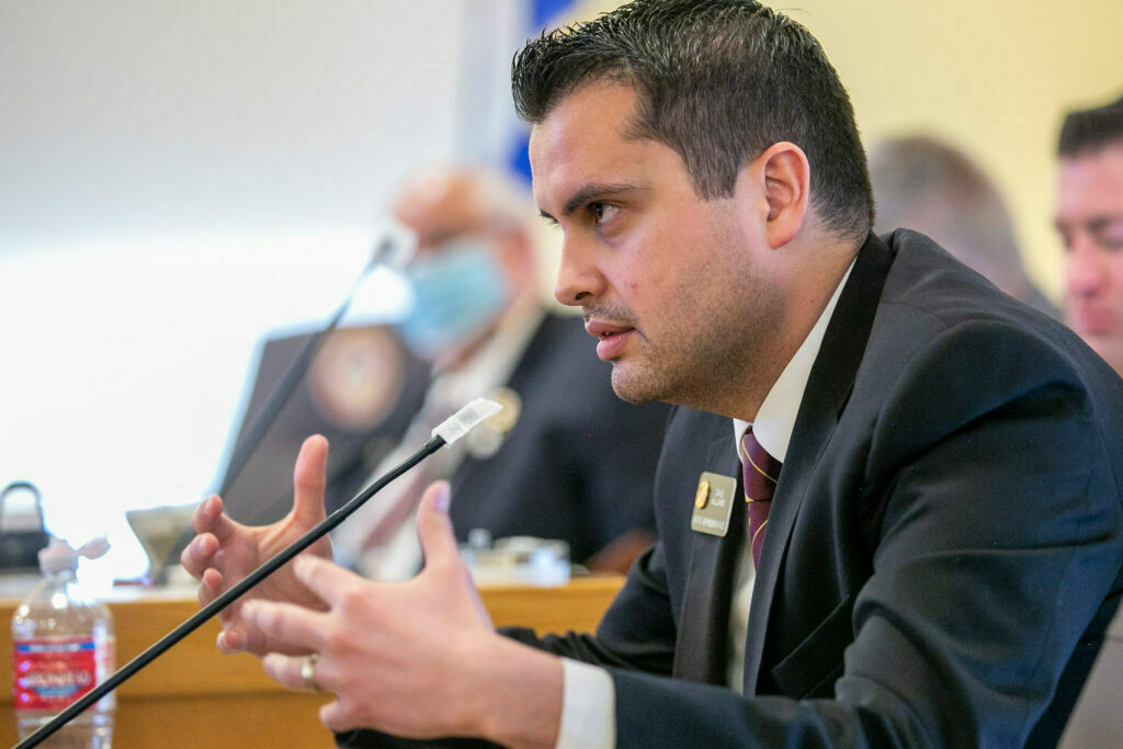 Dave Williams was elected Colorado Republican Party chair this year. He's promised to go up against Republicans who he thinks aren't conservative enough. (CPR News)
