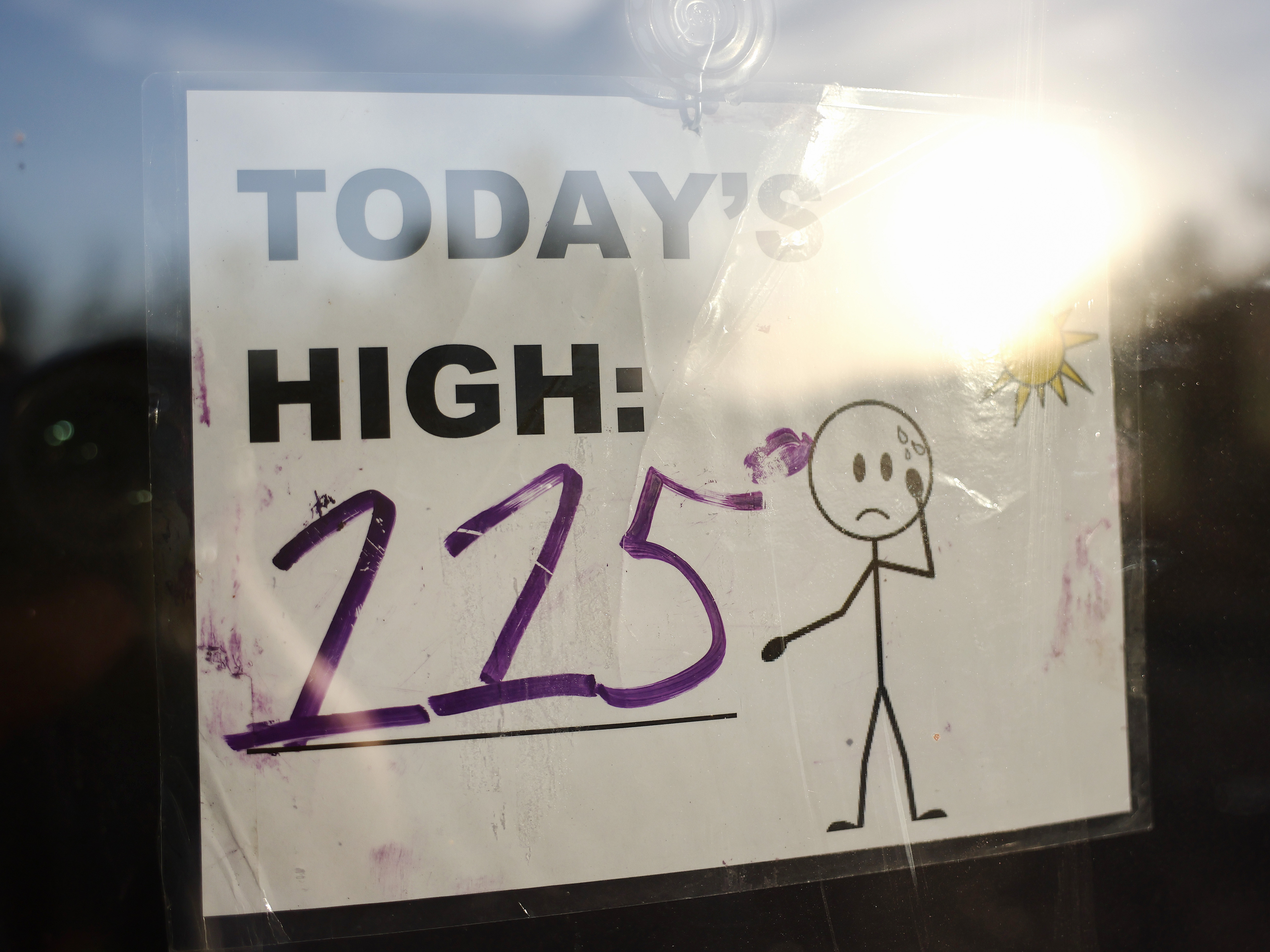 Phoenix experienced 31 straight days with temperatures of 110 degrees or higher. July was likely the hottest month on record, globally. (Getty Images)