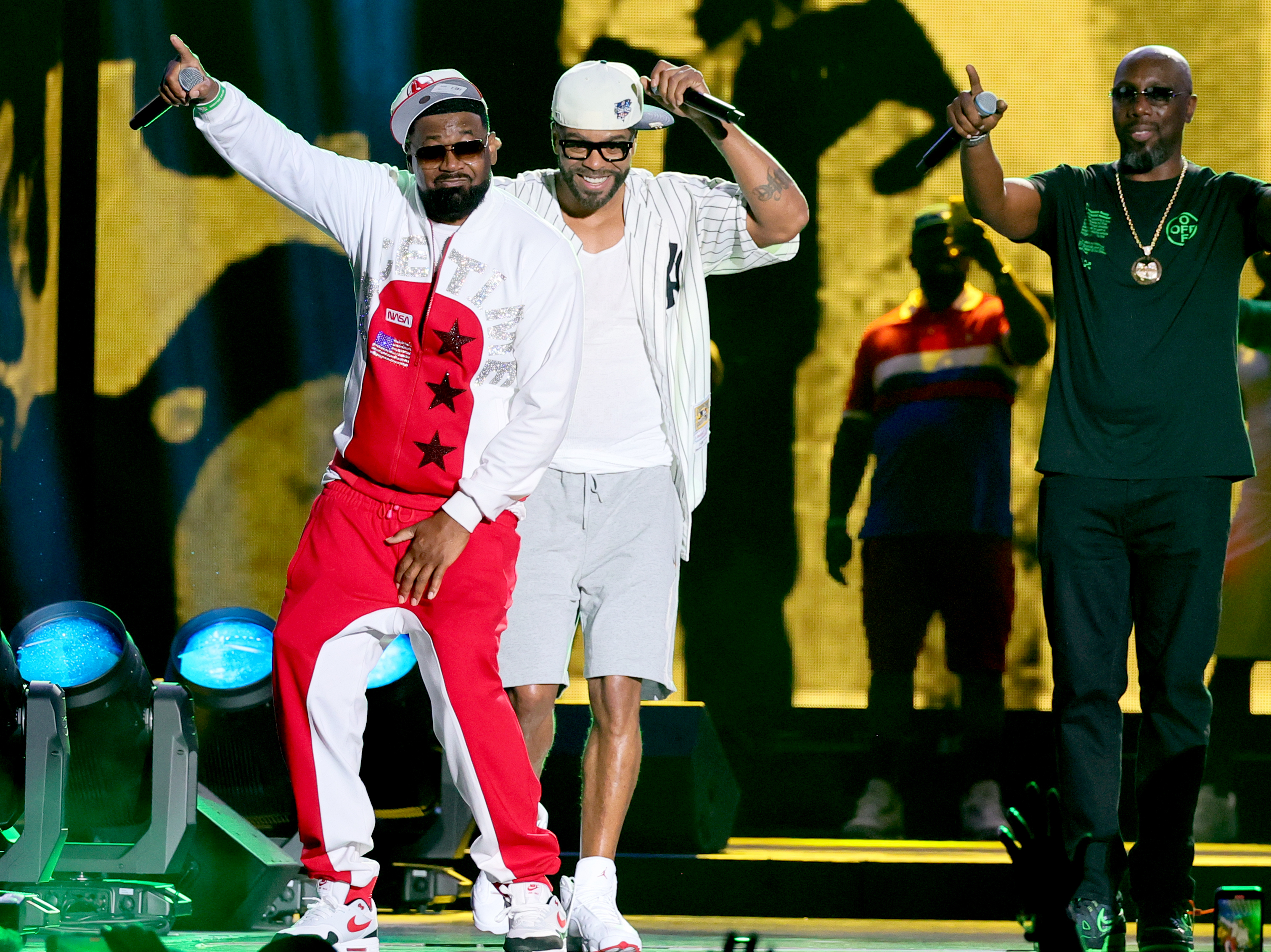 Hip Hop 50: Run-DMC, Nas, Lauryn Hill, Snopp Dogg perform at