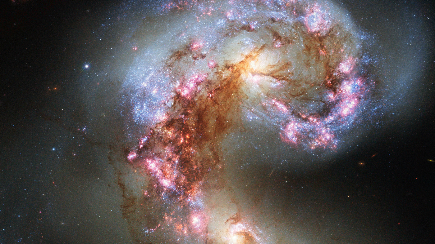 James b telescope photo shows a question markshaped structure in deep space NPR