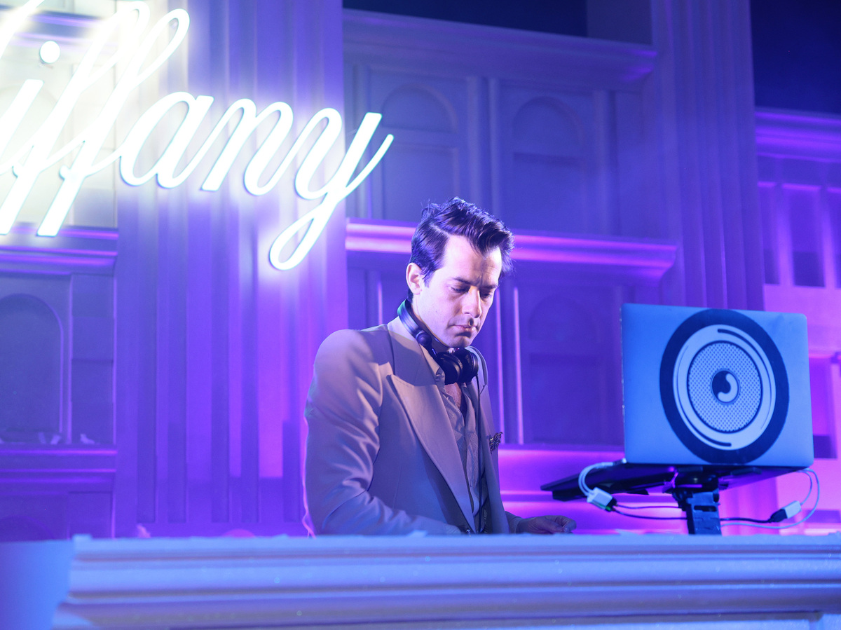 Mark Ronson DJs in New York City.
