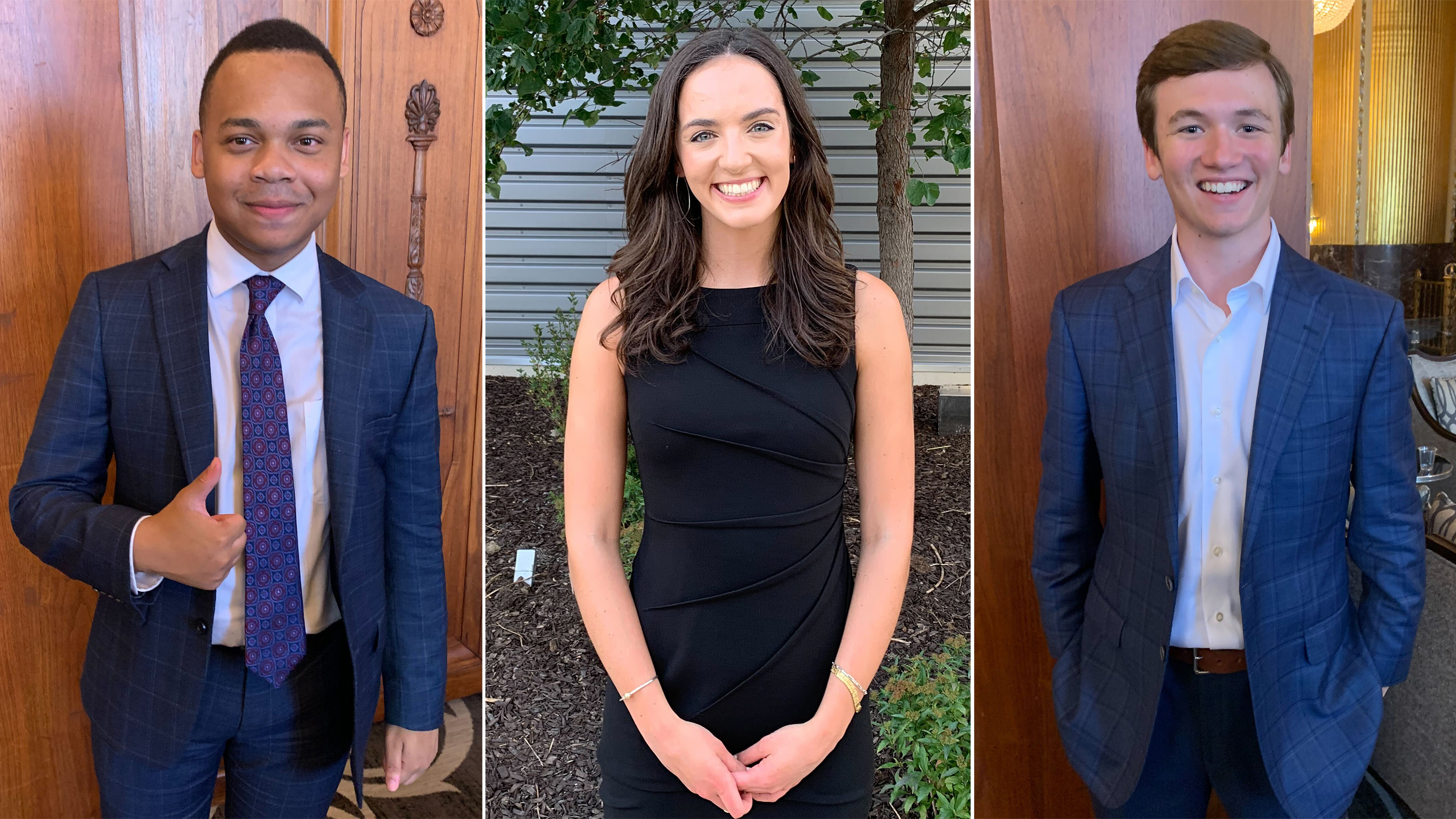 C.J. Pearson of Georgia, Alyssa Rinelli of Wisconsin and Brilyn Hollyhand of Alabama are working to help the Republican Party mobilize more younger voters. (NPR)