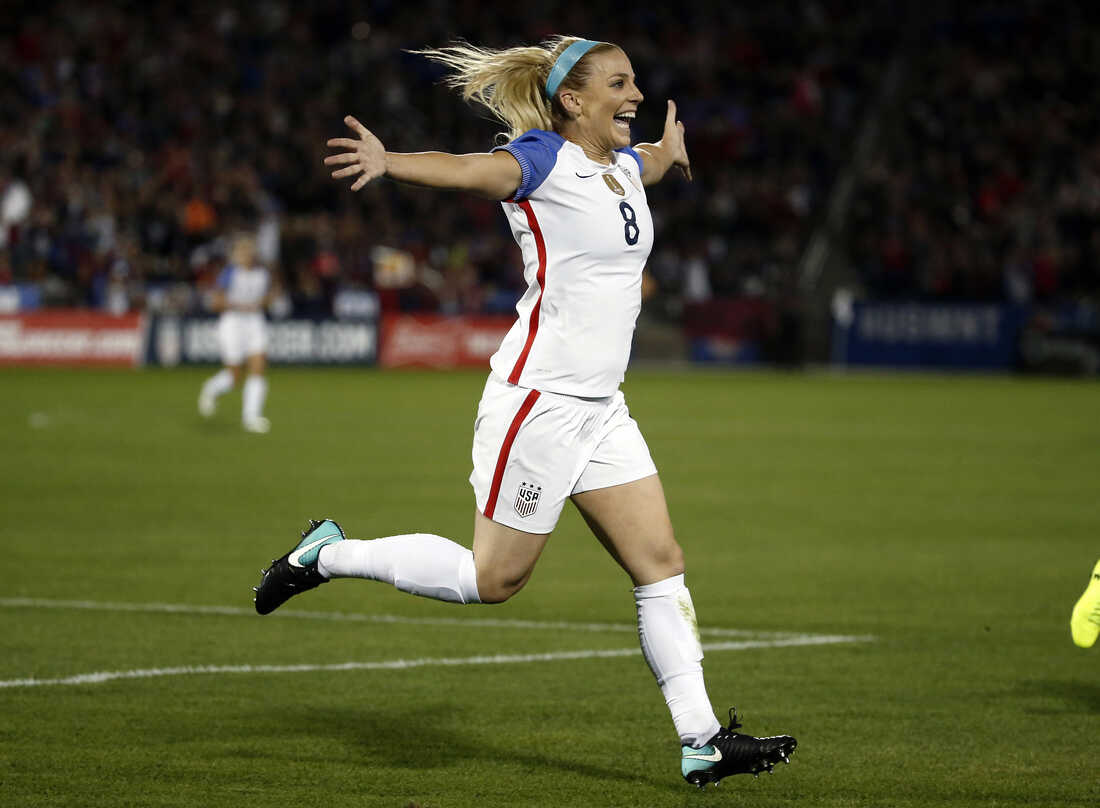 The USWNT's Julie Ertz, a time World Cup champion, is retiring from soccer  : NPR