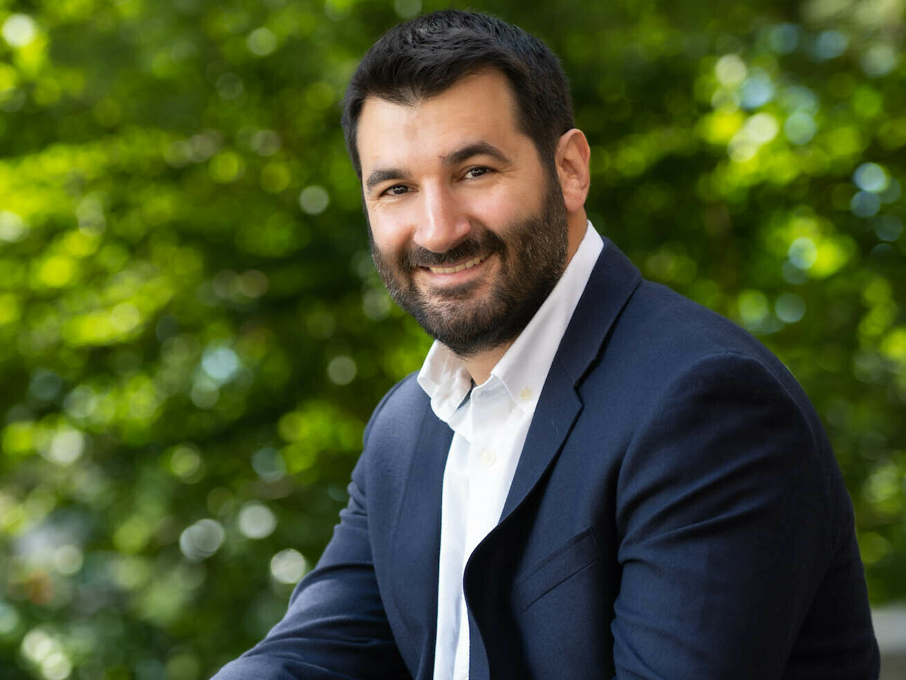 Ghassan Zeineddine, author of the short story collection, <em>Dearborn</em>. (UM Photography)