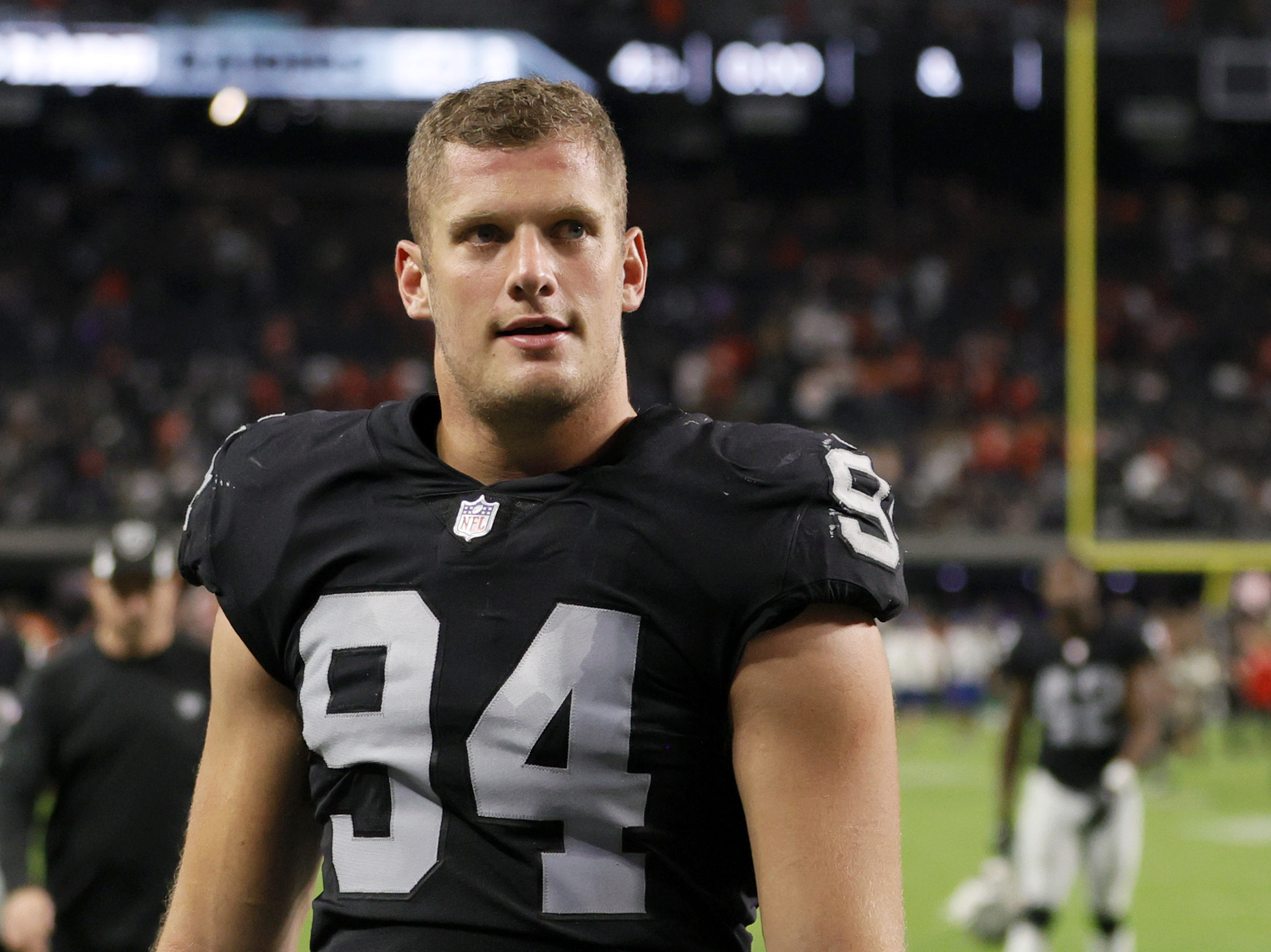 Carl Nassib made queer NFL history. Now he's stepping away from the game